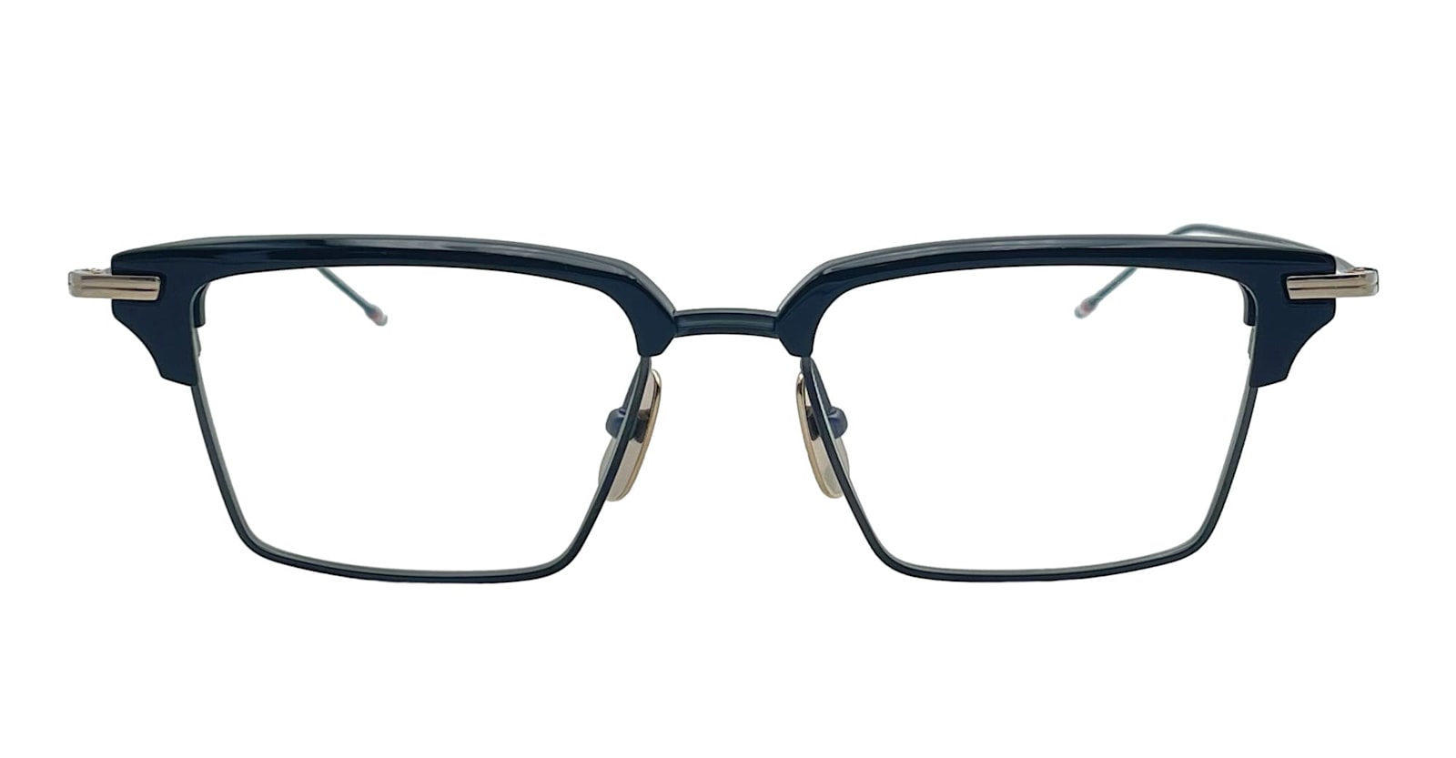 Shop Thom Browne Rectangular Eyeglasses - Black Rx Glasses