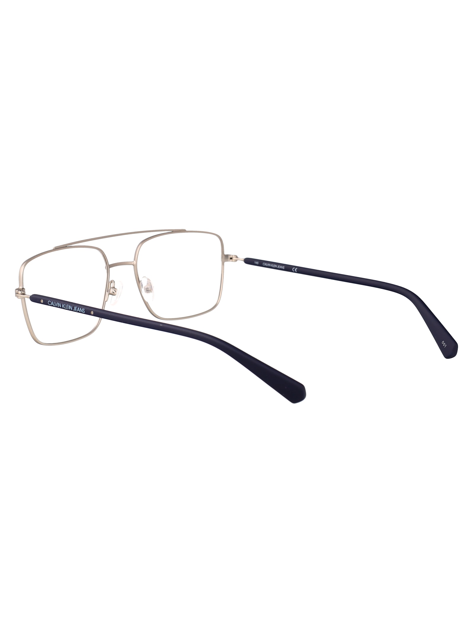 Calvin Klein Jeans Est.1978 Calvin Klein Jeans Matte Silver Metal Glasses In Silver