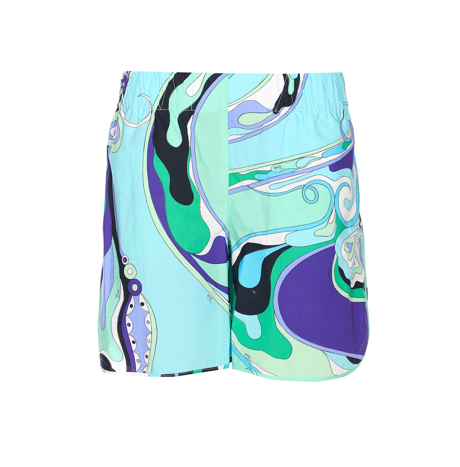 Shop Pucci Orchidee Print Shorts