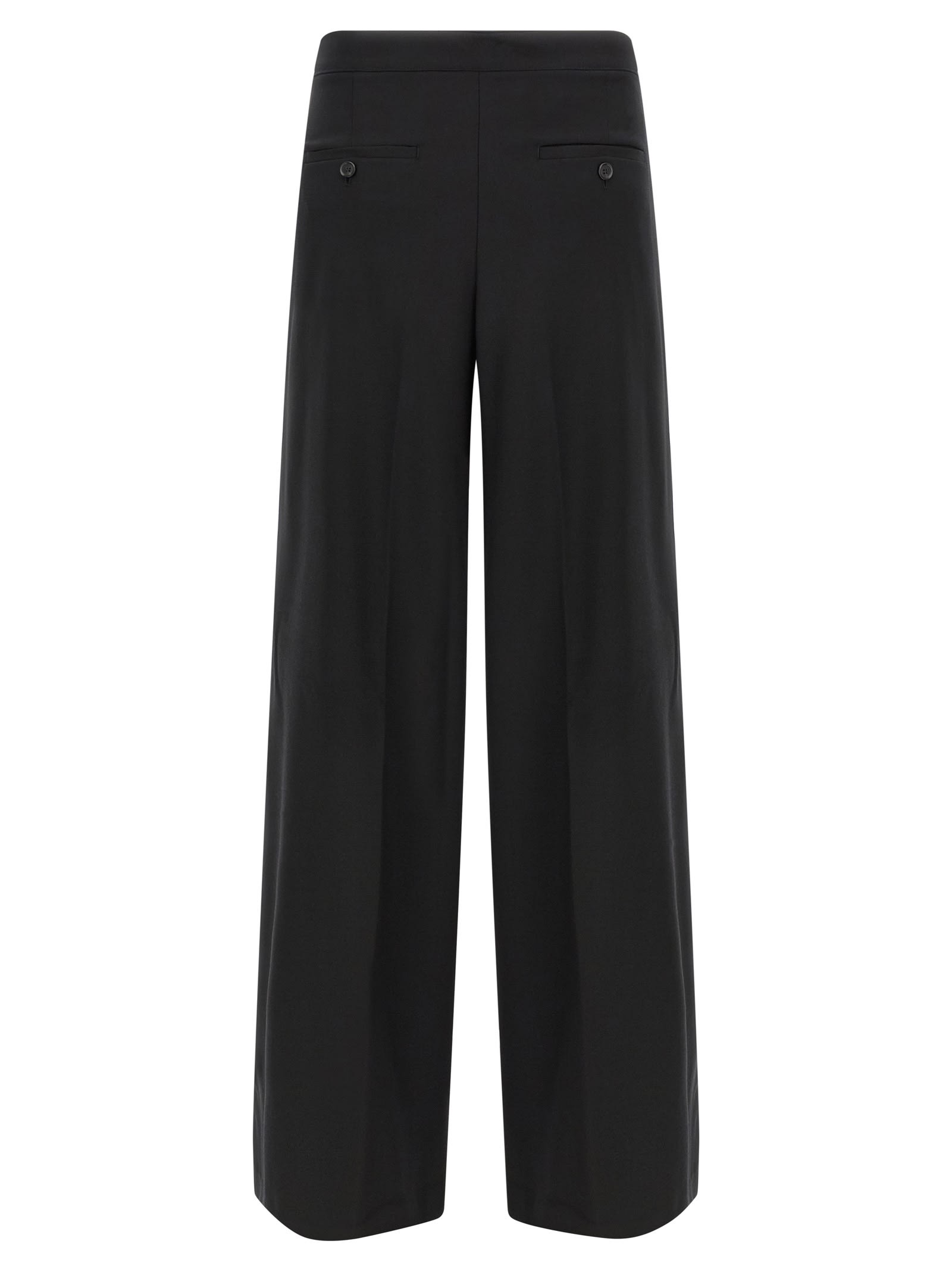 Pinko Trousers Blacks And Greys In Black