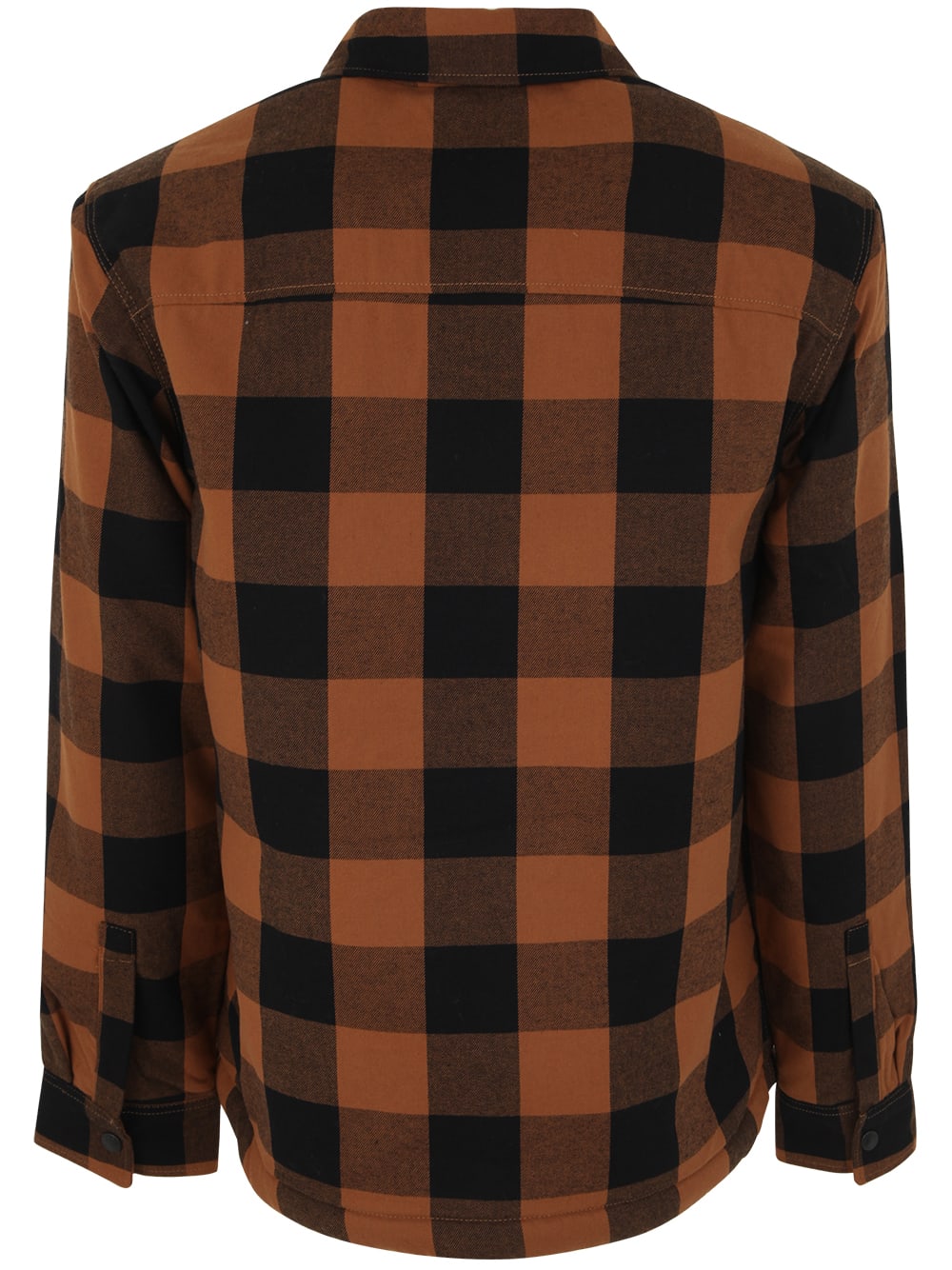 Shop Dickies Lined Sacramento Shirt In Brown Duck