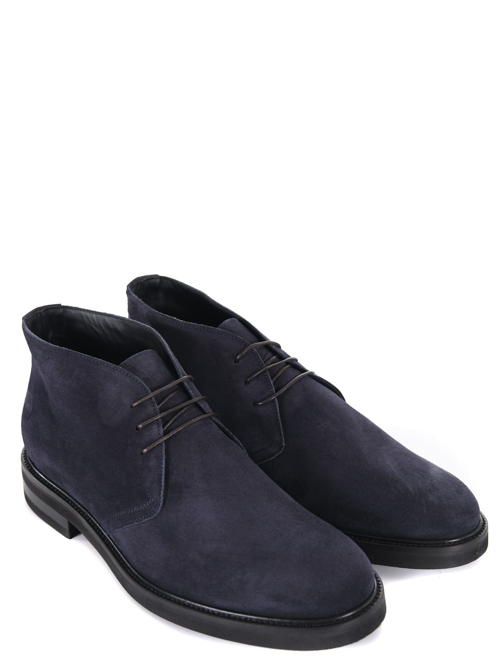 Shop J. Wilton Jerold Wilton Suede Ankle Boots In Blue