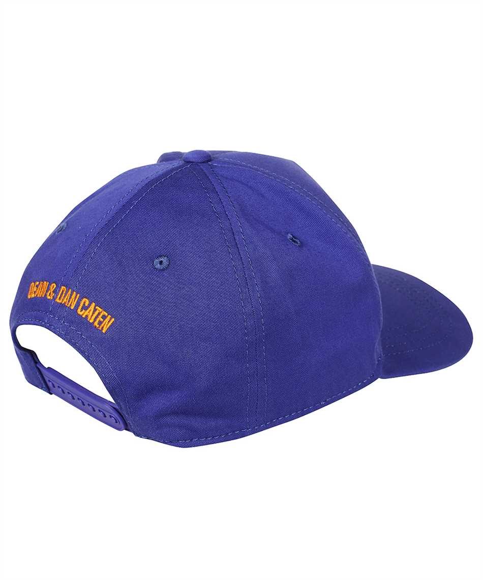 Shop Dsquared2 Gabardine Baseball Cap In Blue
