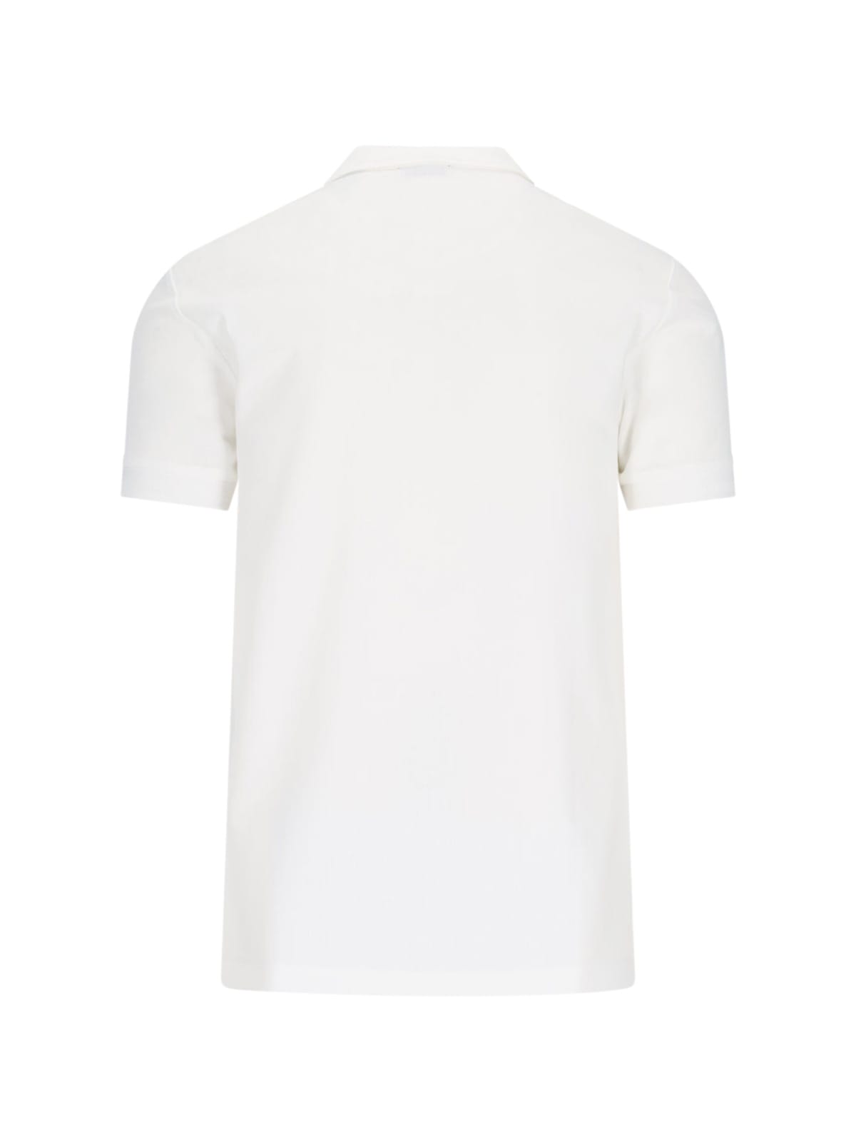 Burberry Eddie Shirt With Short Sleeves And Collar In White