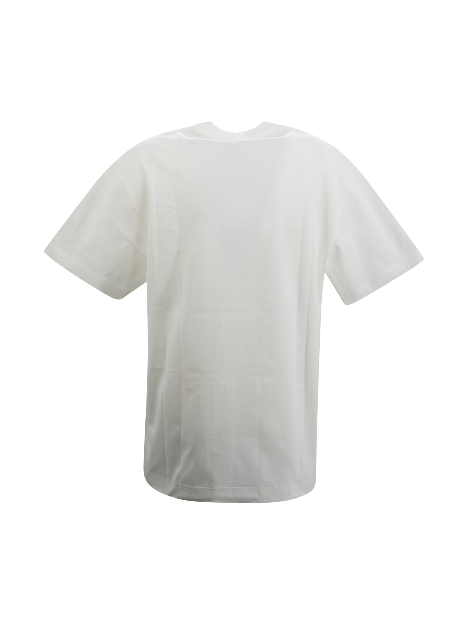 Shop Etro Crewneck T-shirt Made From Cotton Jersey In White