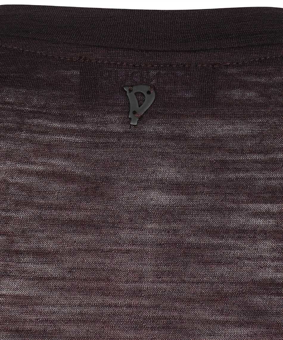 Shop Dondup Long Sleeve Wool T-shirt In Purple