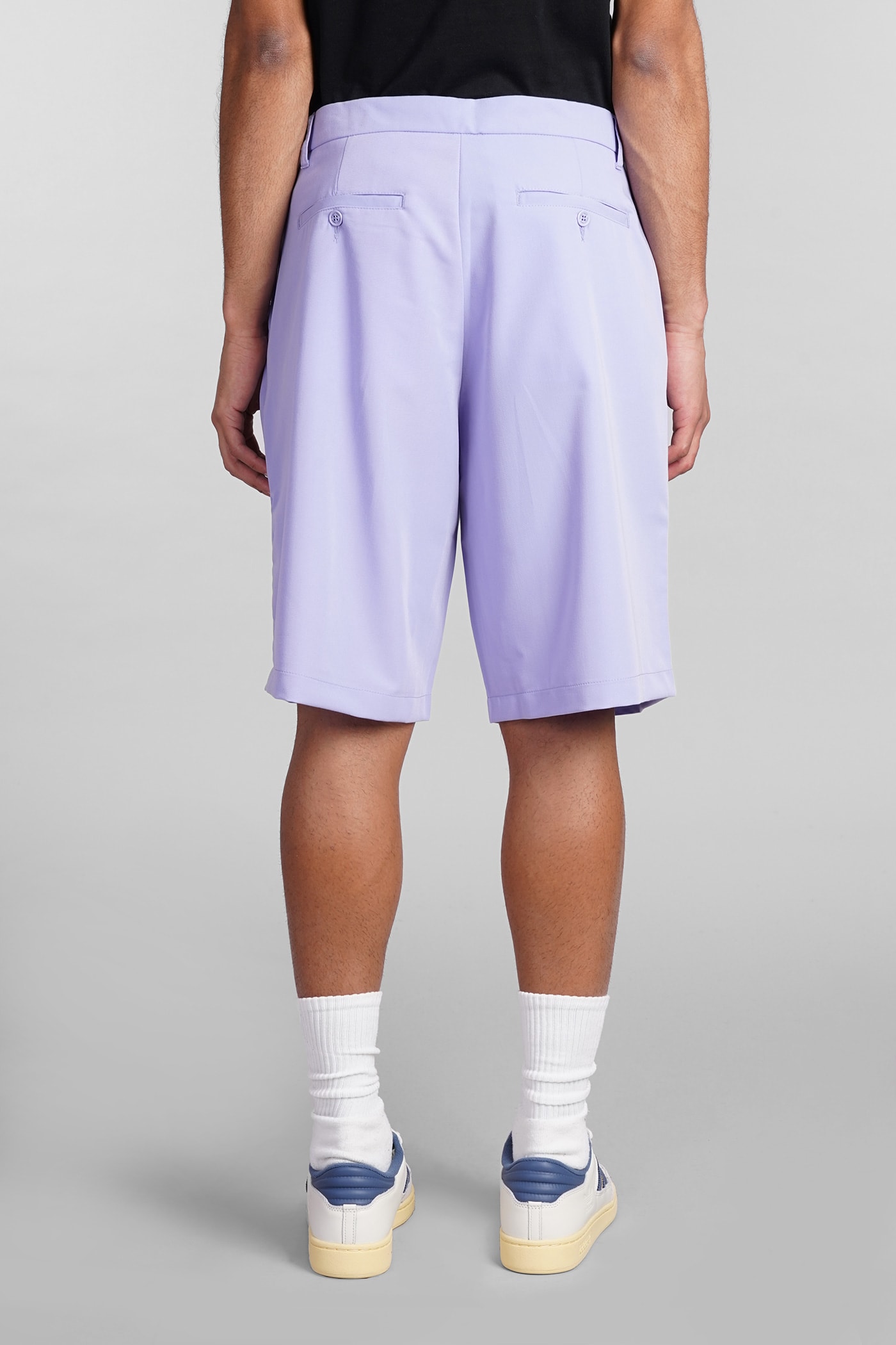 Shop Family First Milano Shorts In Lilla Polyester