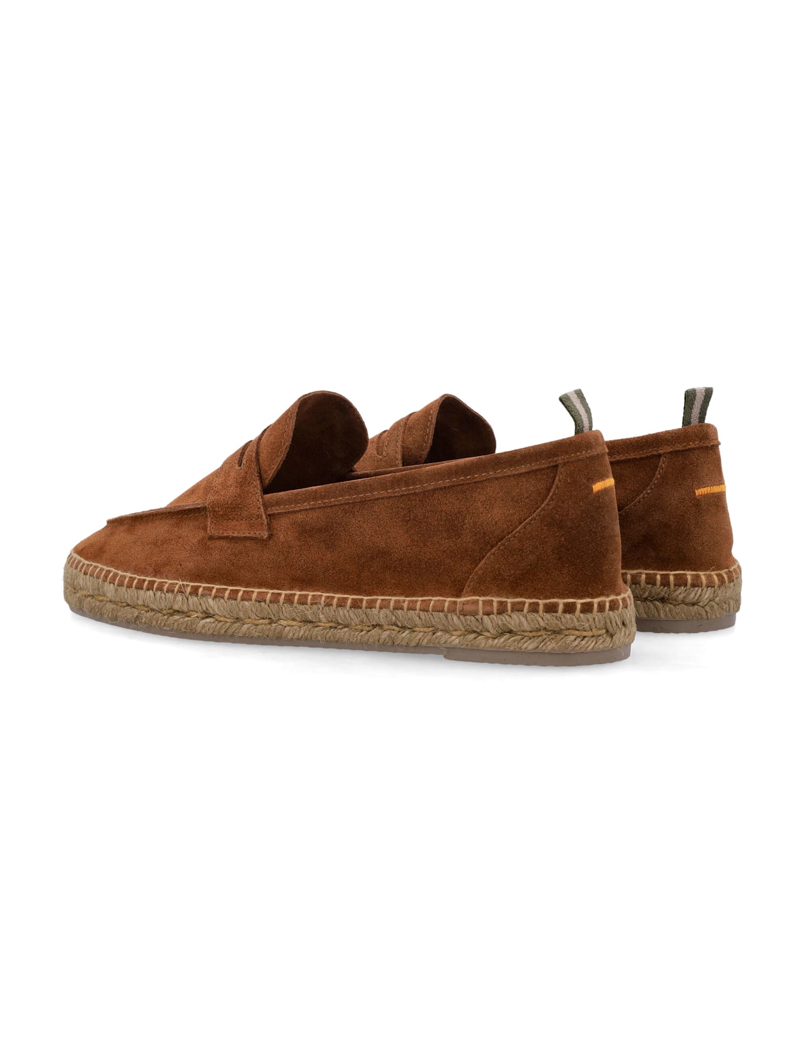 Castaã±er Castaner Brown Suede Slip-on Shoes In Brown
