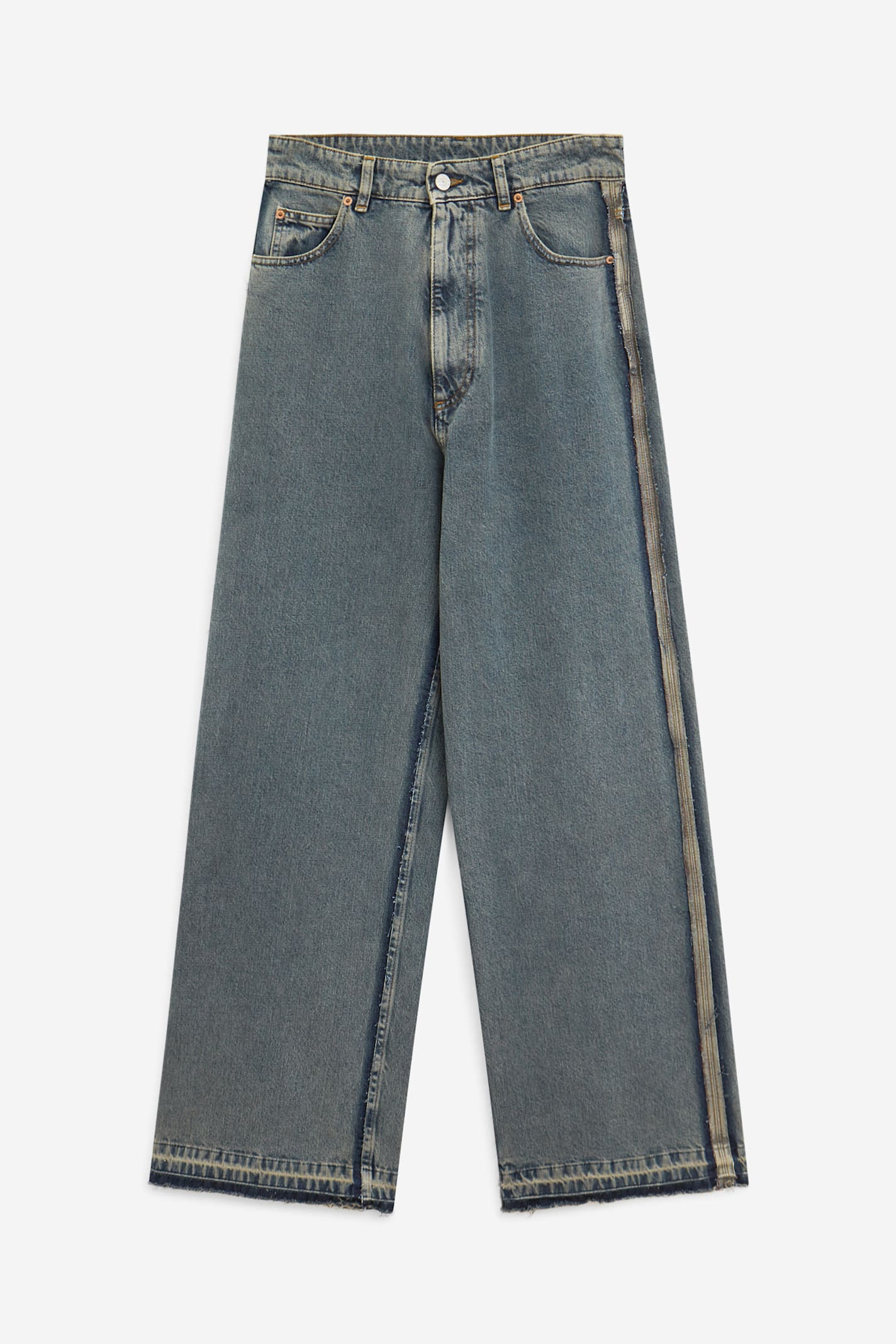 Mm6 Maison Margiela 5 Pocket Jeans In Blue