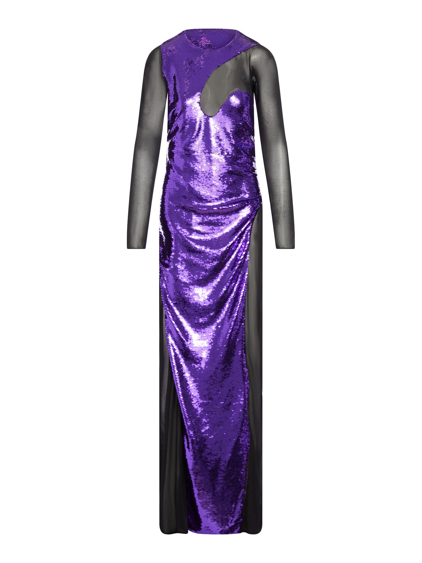 Tom Ford Ls Liquid Sequins Evening Dr In Amethyst