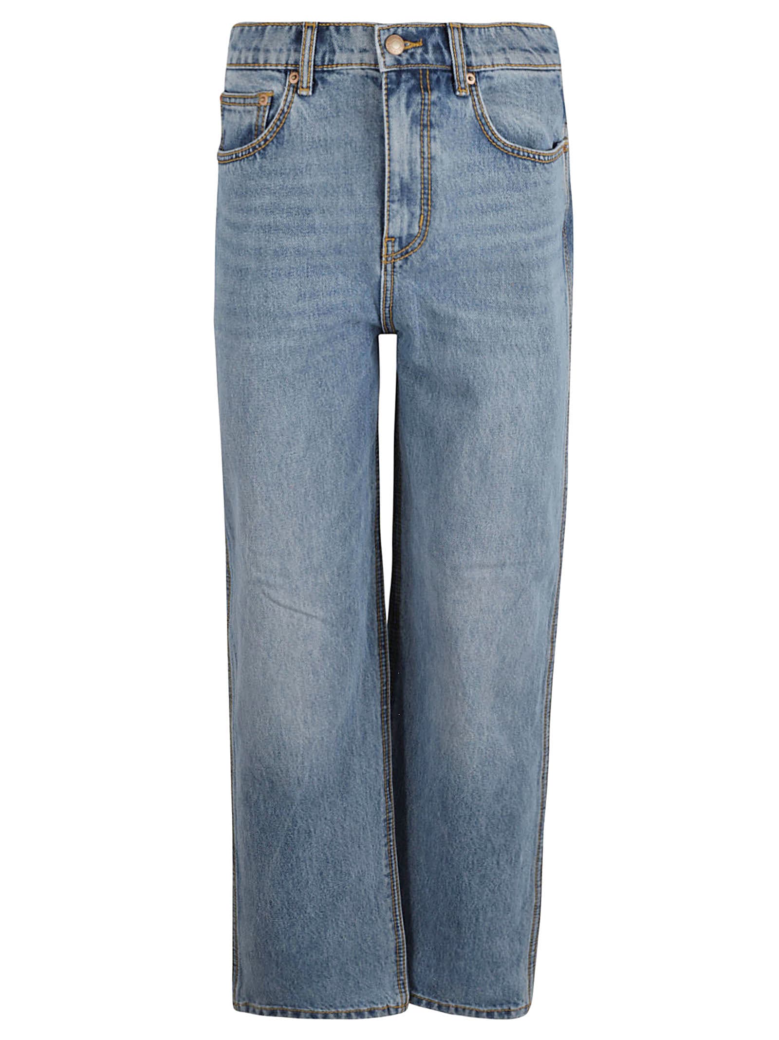 Tory Burch High-rise Straight Jeans In Blue