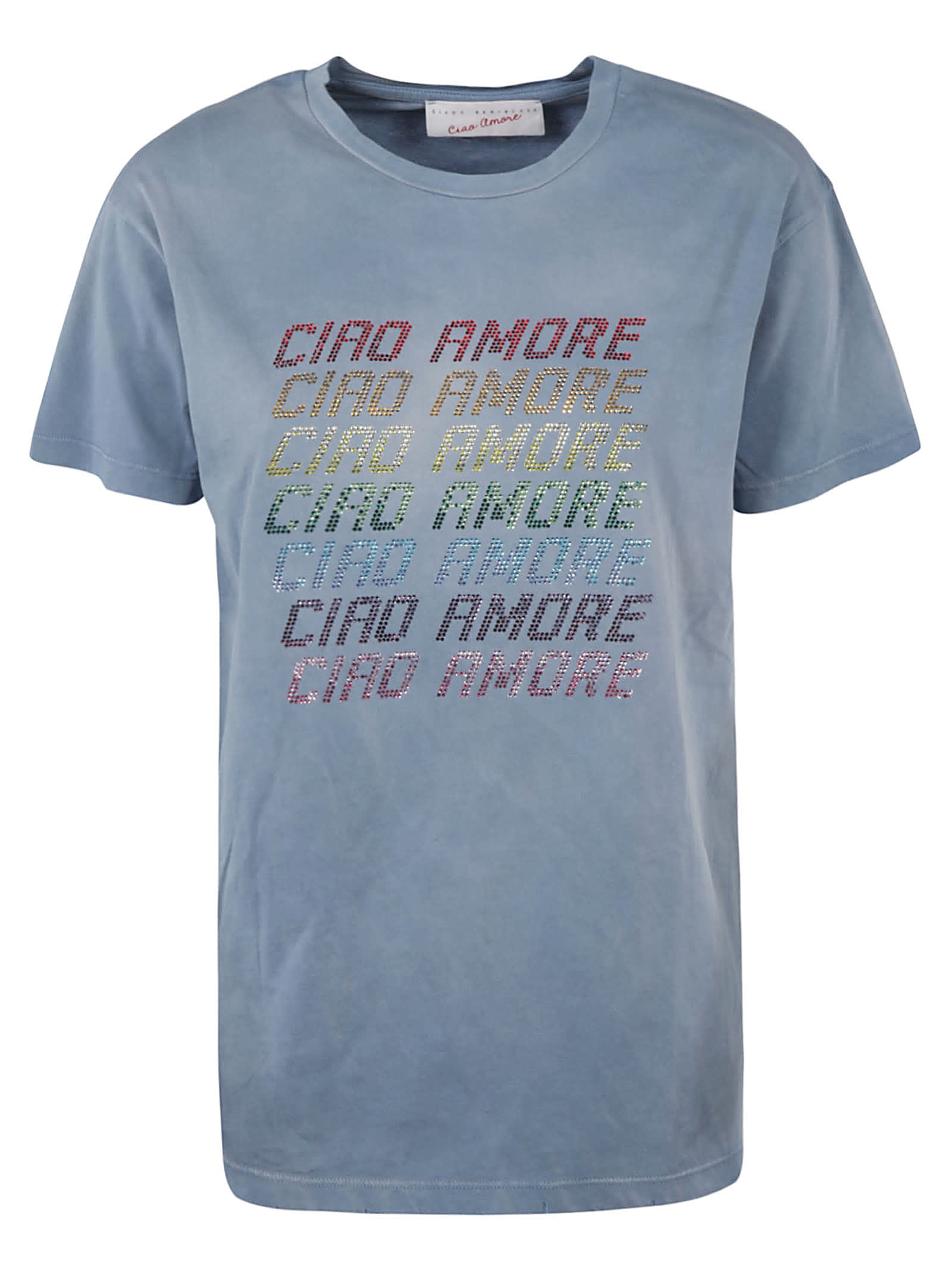 Giada Benincasa Ciao Amore Beaded T-shirt