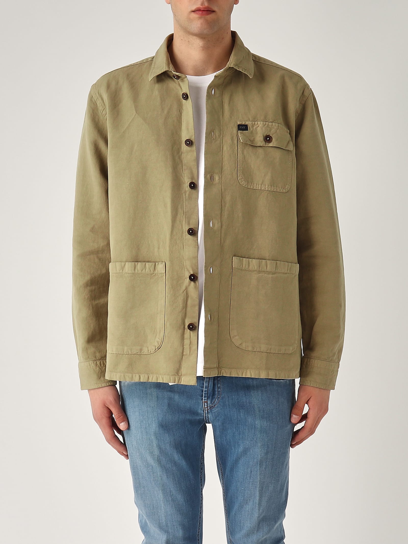 Overshirt Canvas Over Fit Shirt