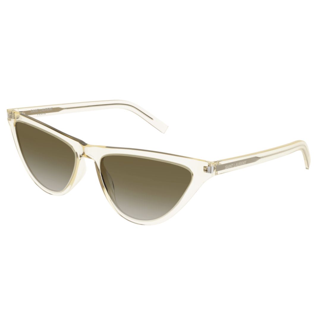 Saint Laurent Sl 550 Slim005 Yellow Yellow Brown In Neutral