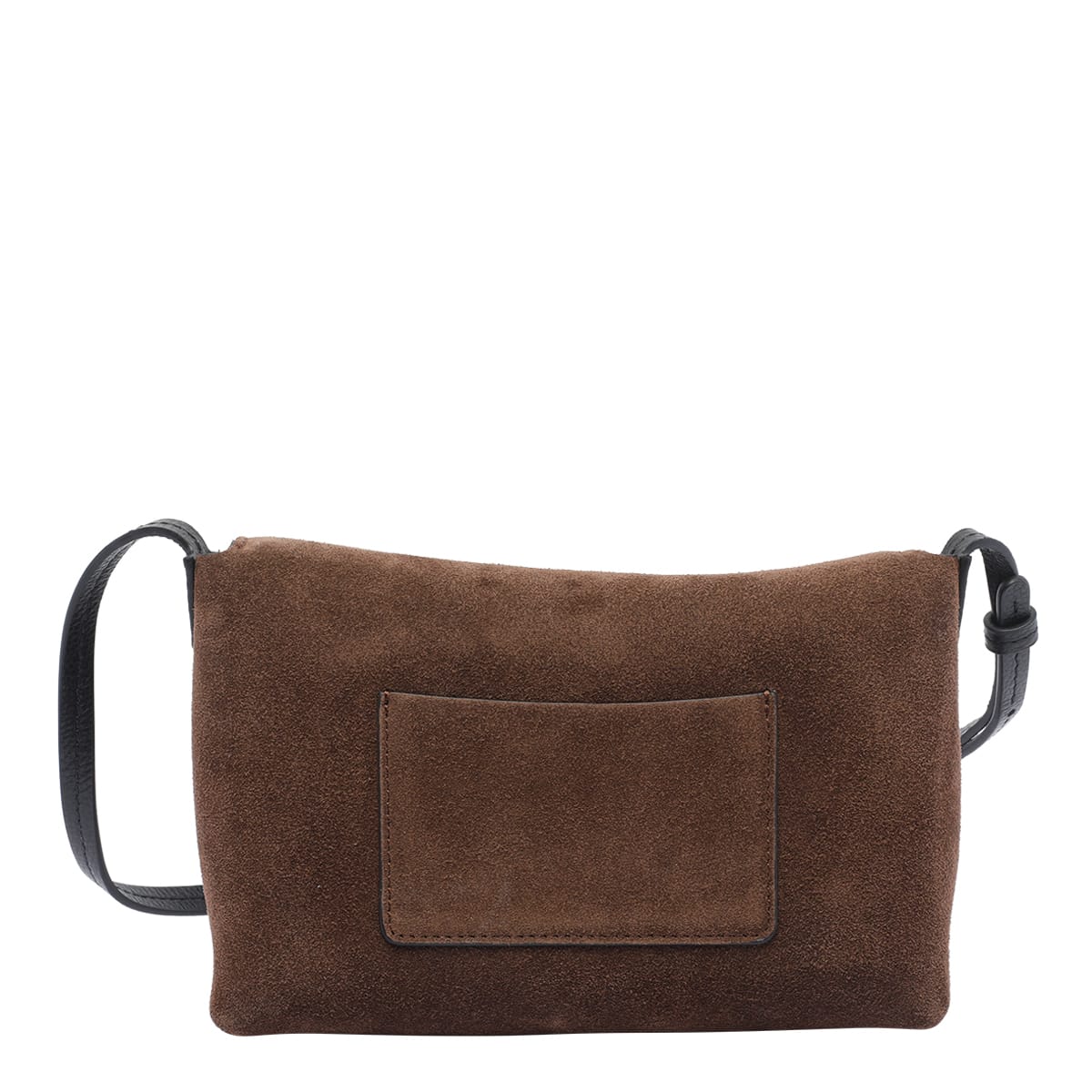 Wandler Penelope Suede Flap Shoulder Bag In Brown