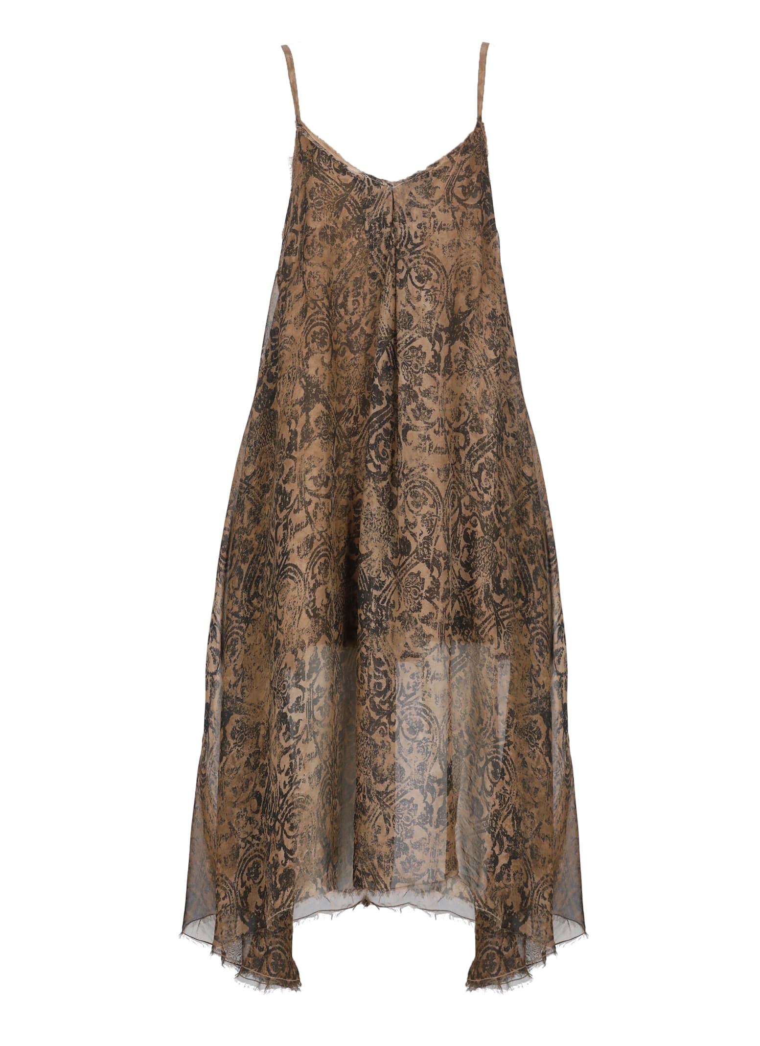 Viscose And Silk Dress