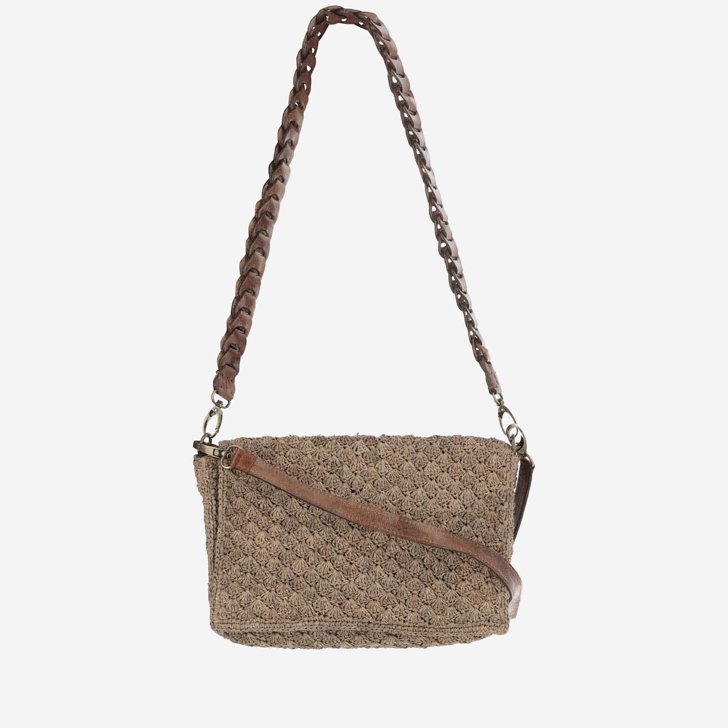 Sonia Bag In Raffia And Leather
