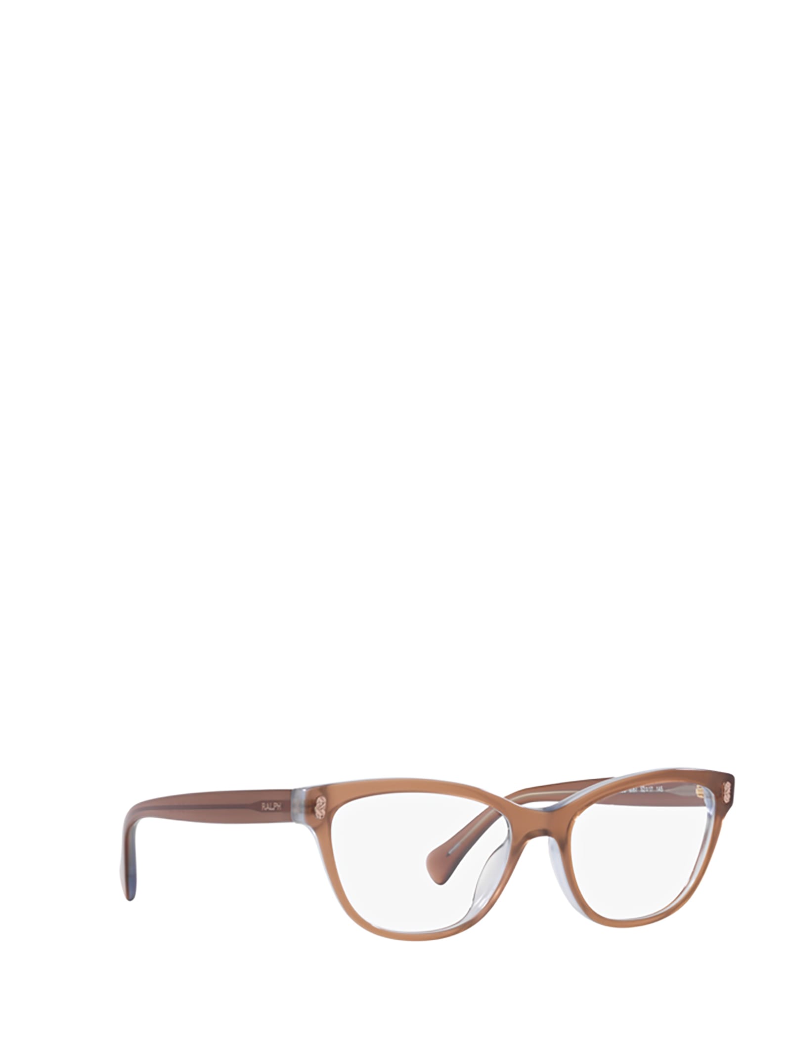Shop Polo Ralph Lauren Ra7152u Transparent Brown On Blue Glasses