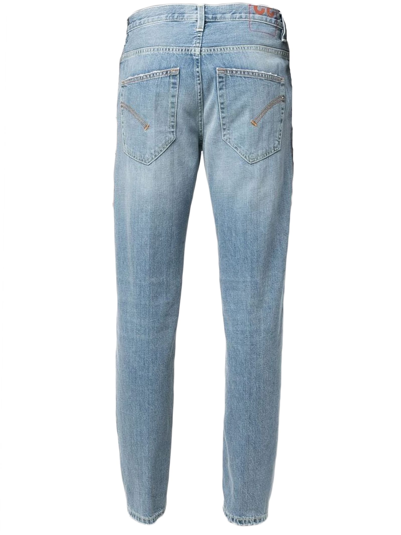 Shop Dondup Blue Cotton Jeans