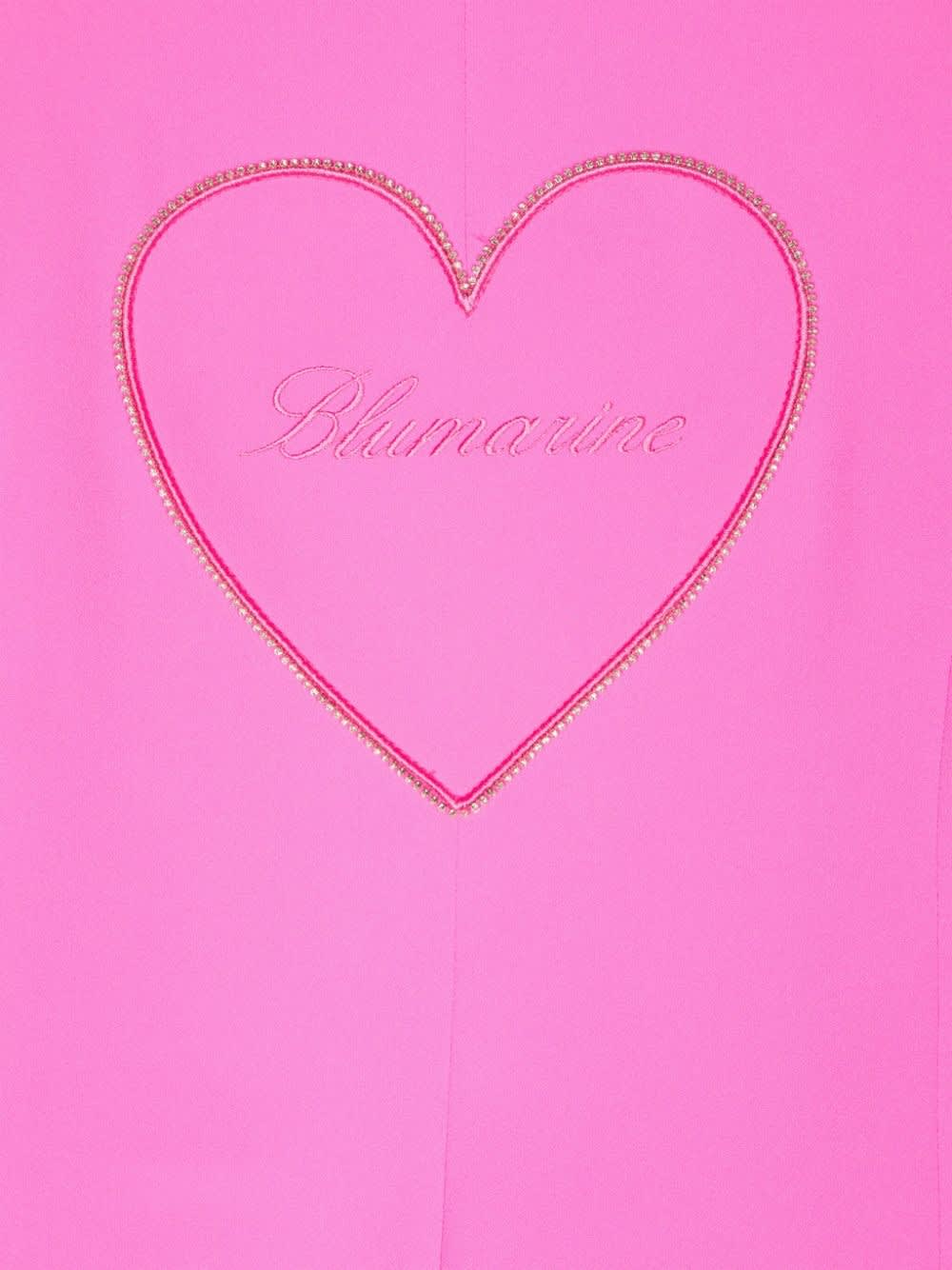 Shop Miss Blumarine Blazer Monopetto In Pink