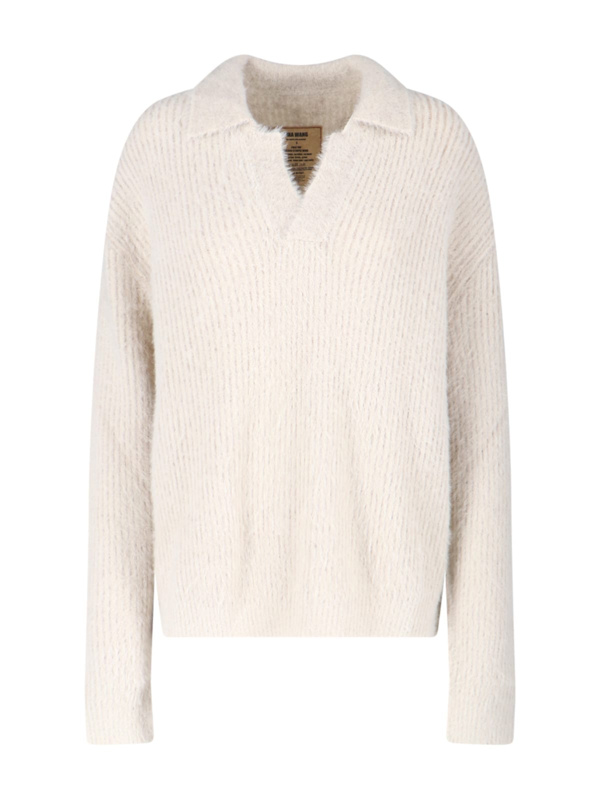 Uma Wang Alpaca Blend Sweater In White