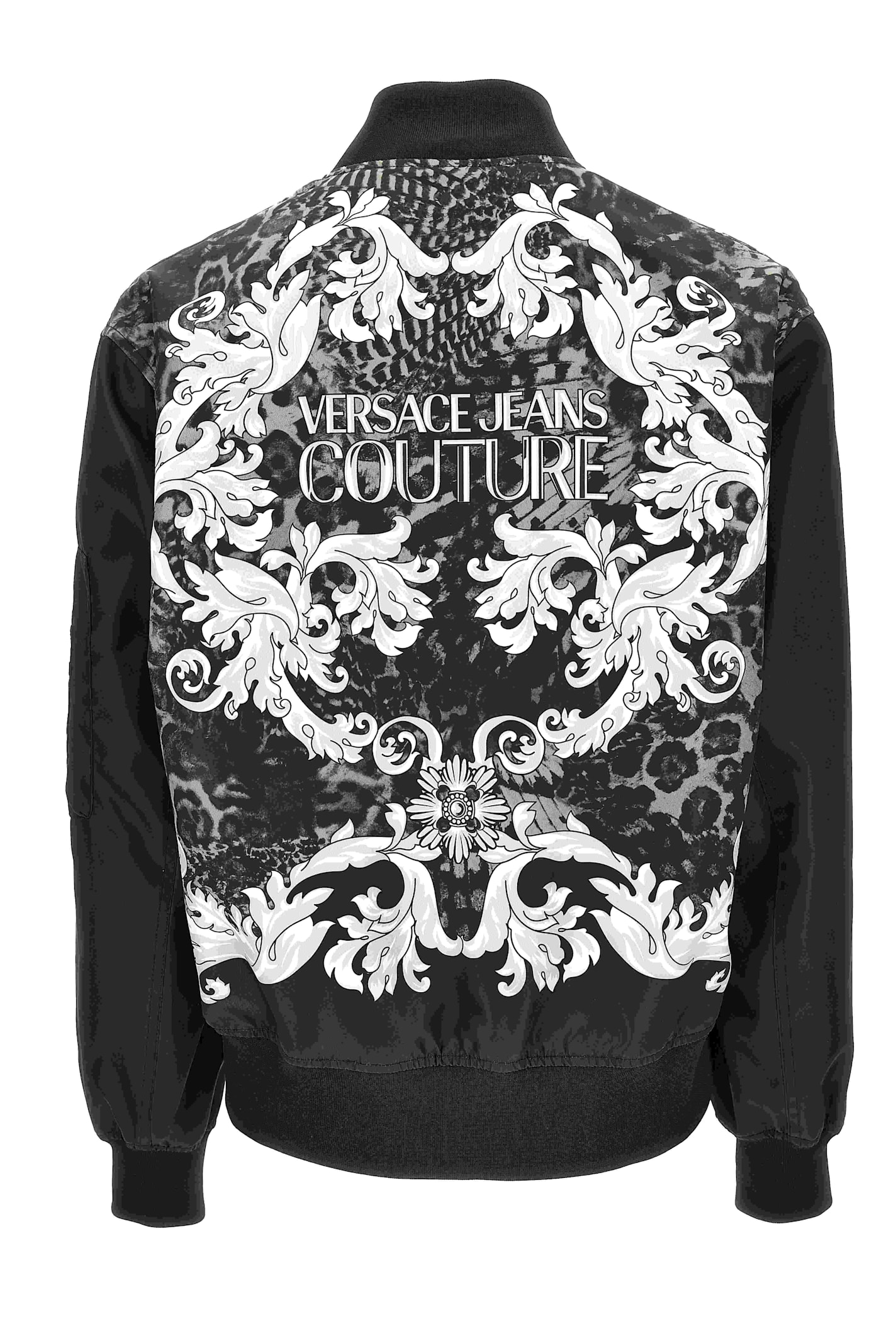 Shop Versace Jeans Couture Outerwear In Black