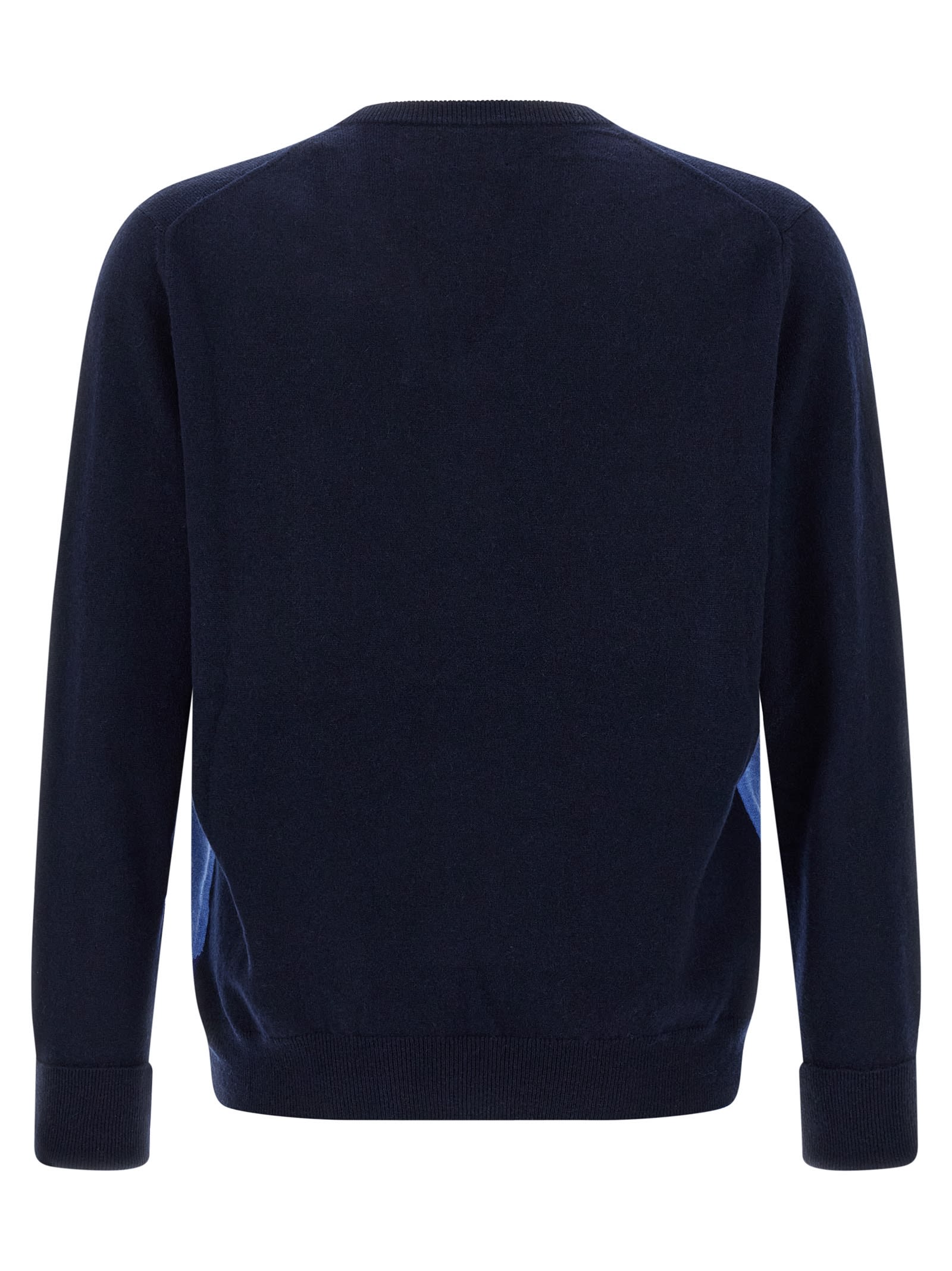 Ballantyne Argyle Pattern Sweater Sweaters And Cardigans Blue In Blue