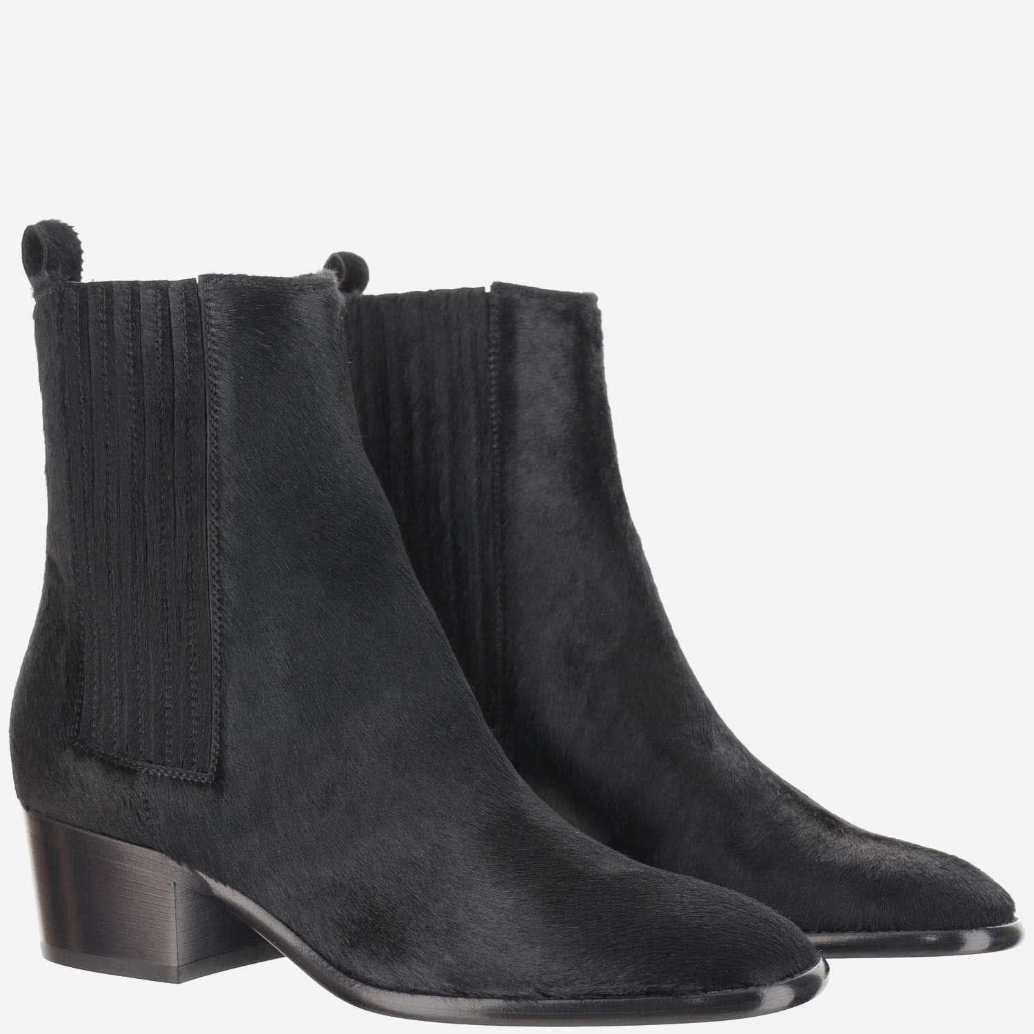 Shop Sartore Suede Ankle Boots In Black