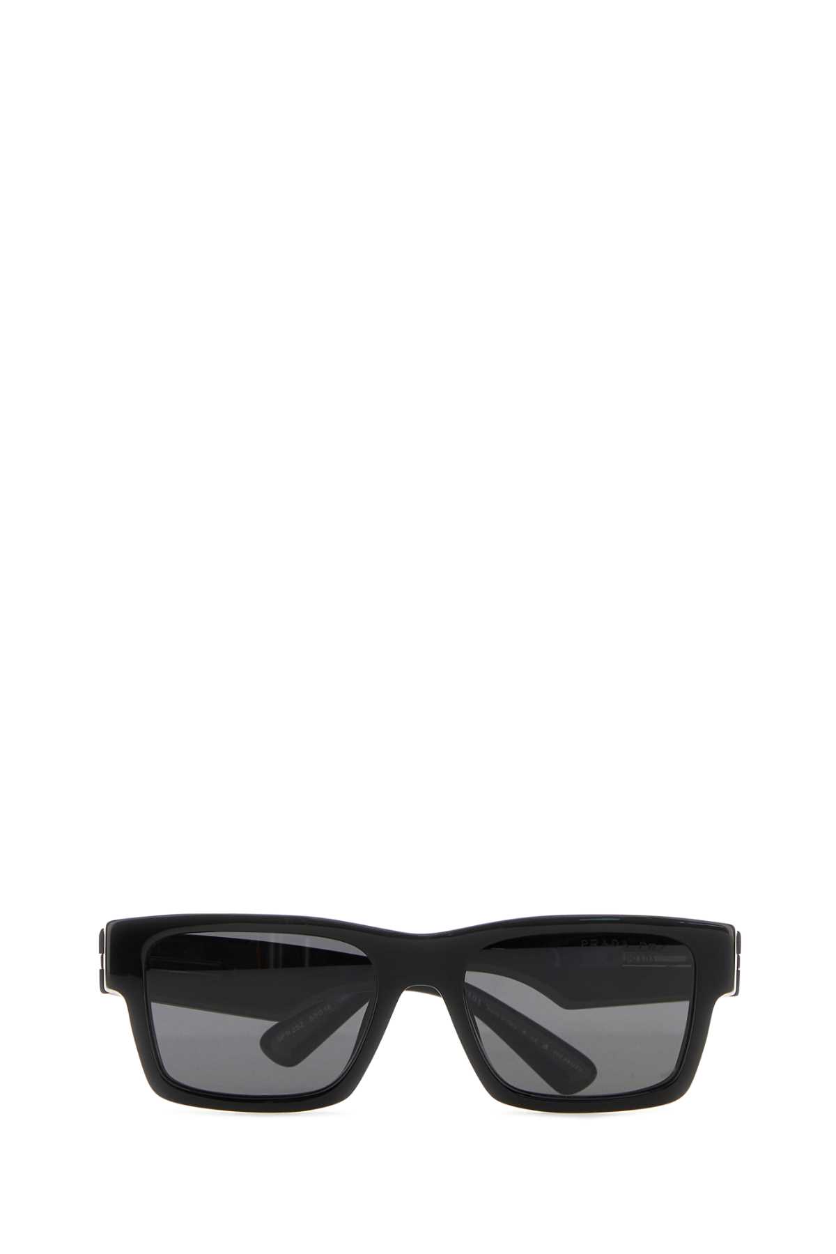 Shop Prada Black Acetate Sunglasses In Lensesardesia