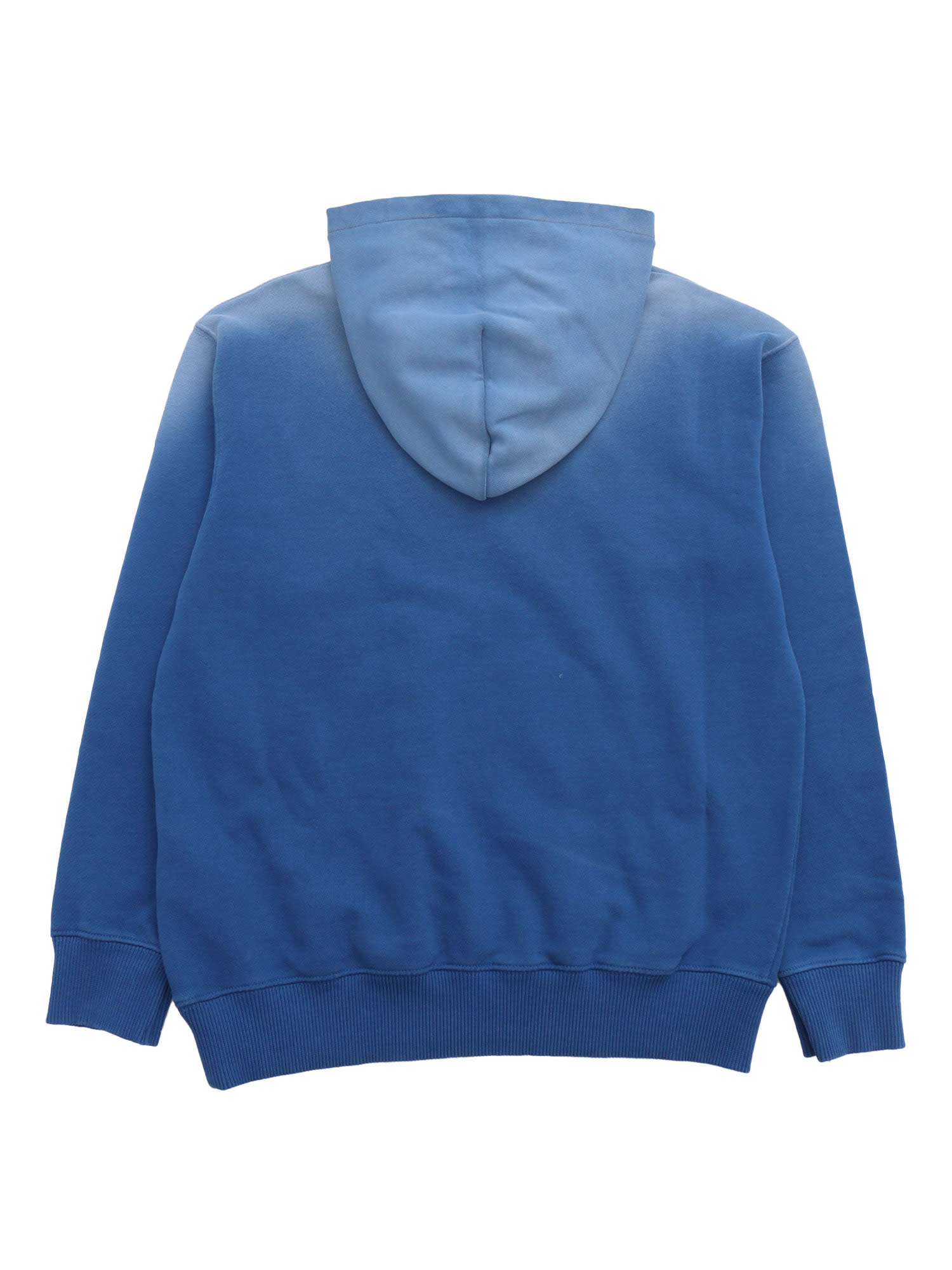 OFF-WHITE OFF STAMP CL HOODIE BLEACH BLUE - WHITE