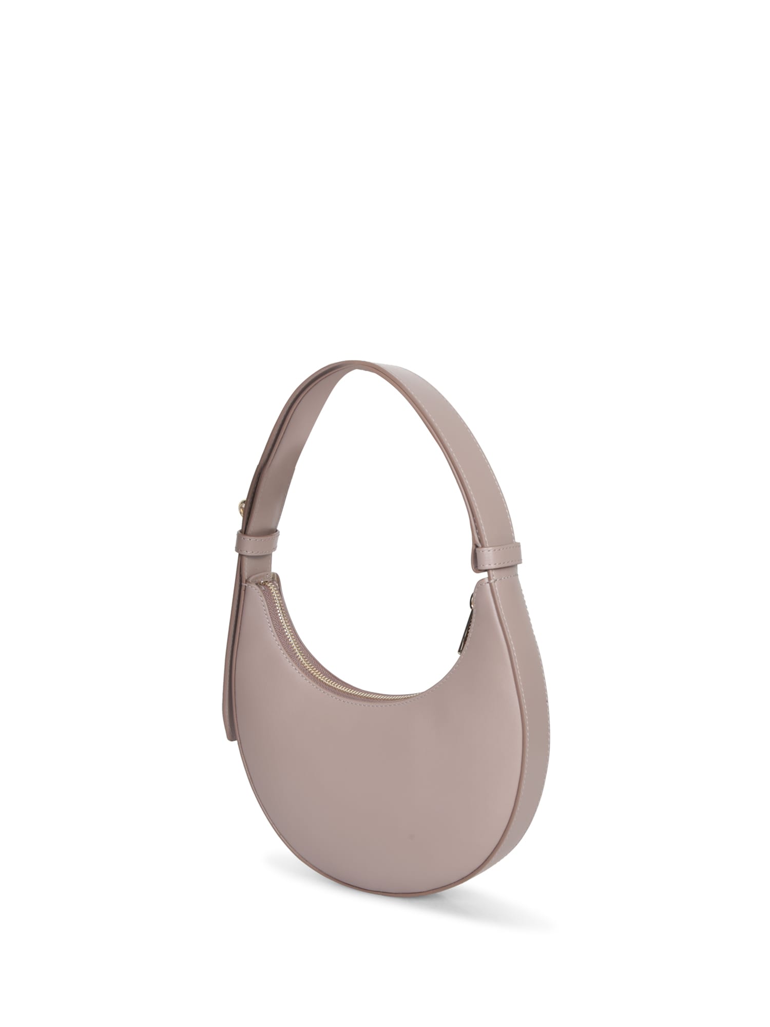 Furla Delizia Mini Bag In Mauve Leather In Sand