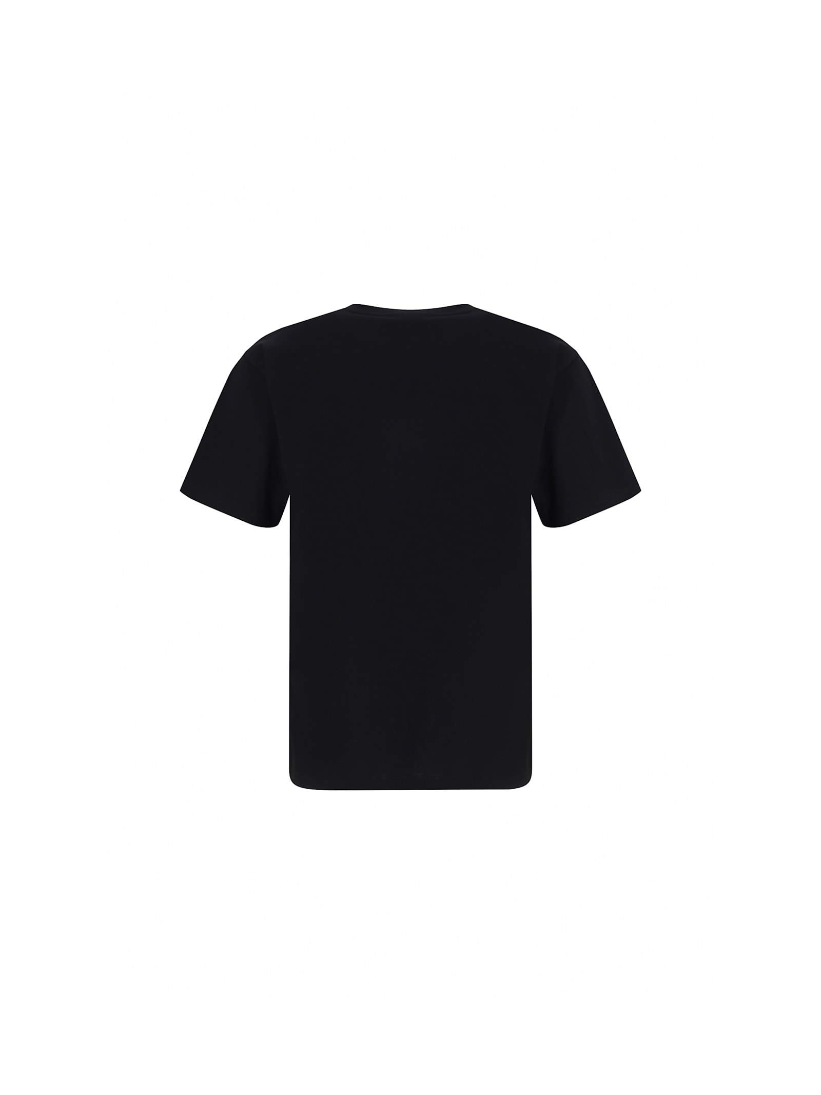 Valentino Cotton T-shirt Wuth Apollon Dyonisos Graphic Print In Black