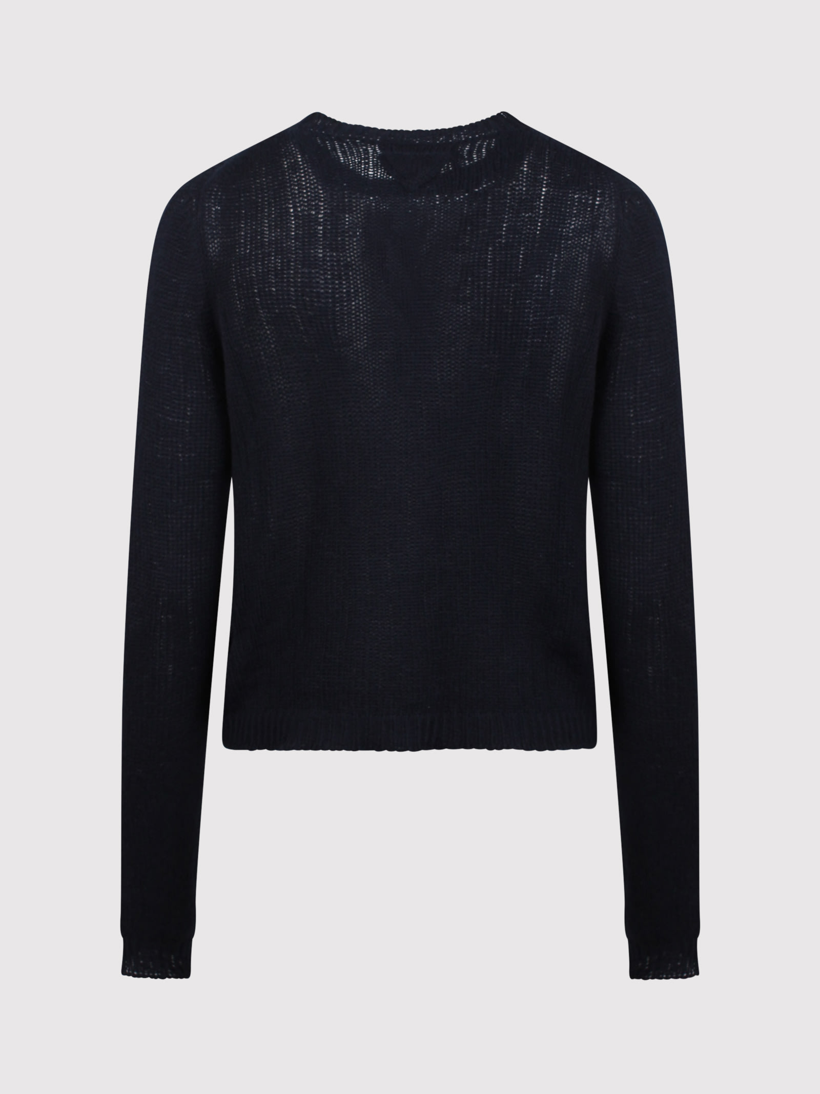 Shop Prada Cashmere Crew-neck Sweater