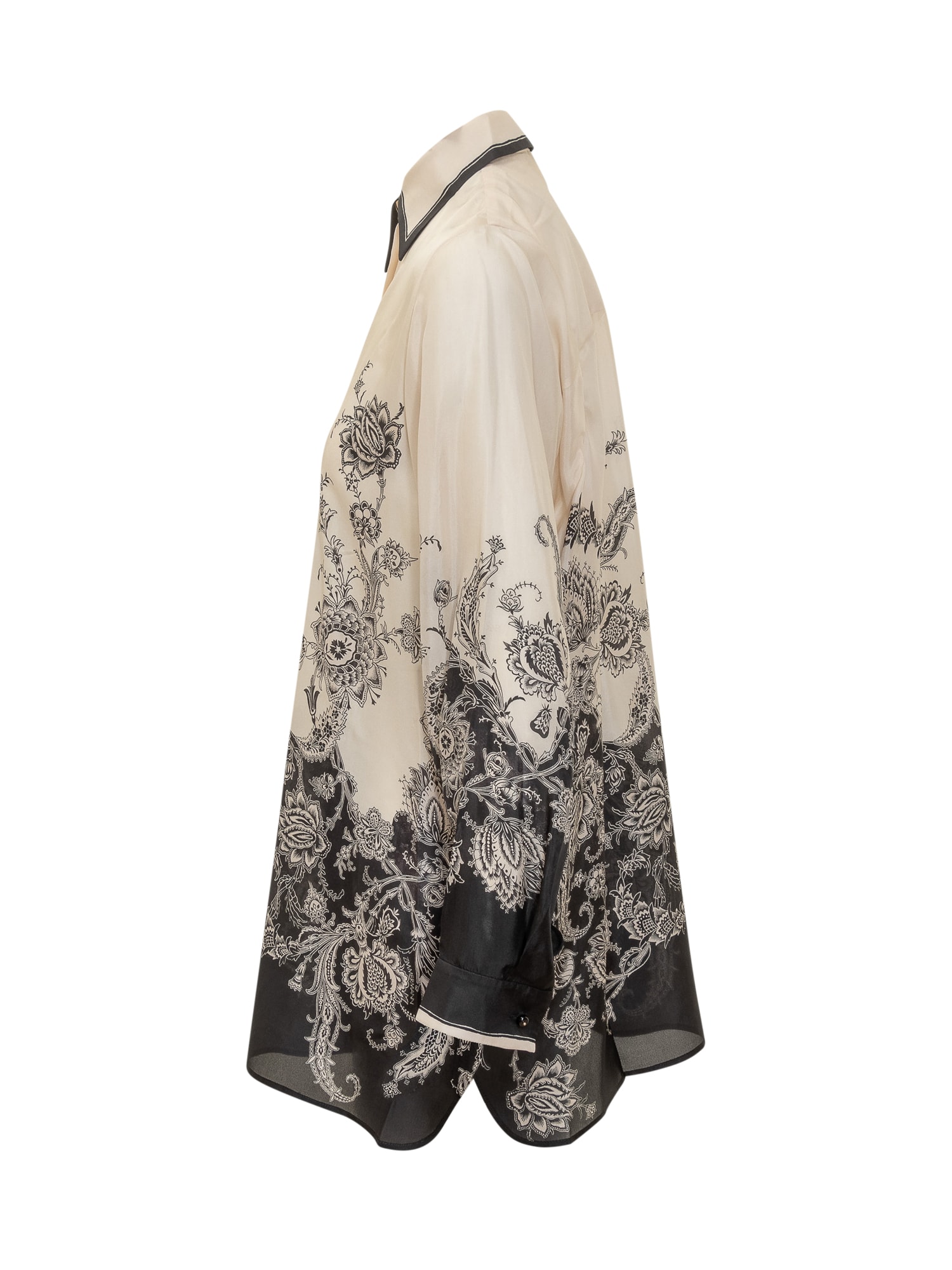 Zimmermann Rhiannon Long-sleeved Relaxed Shirt In Neutral