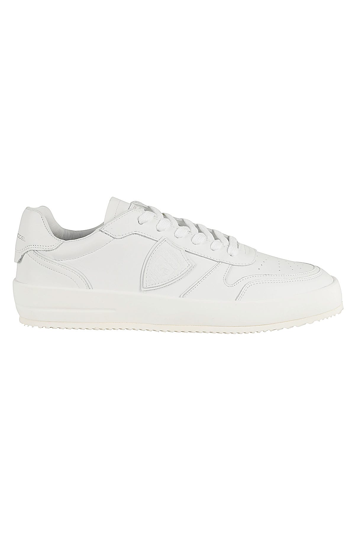 Shop Philippe Model Nice Low Man In Blanc