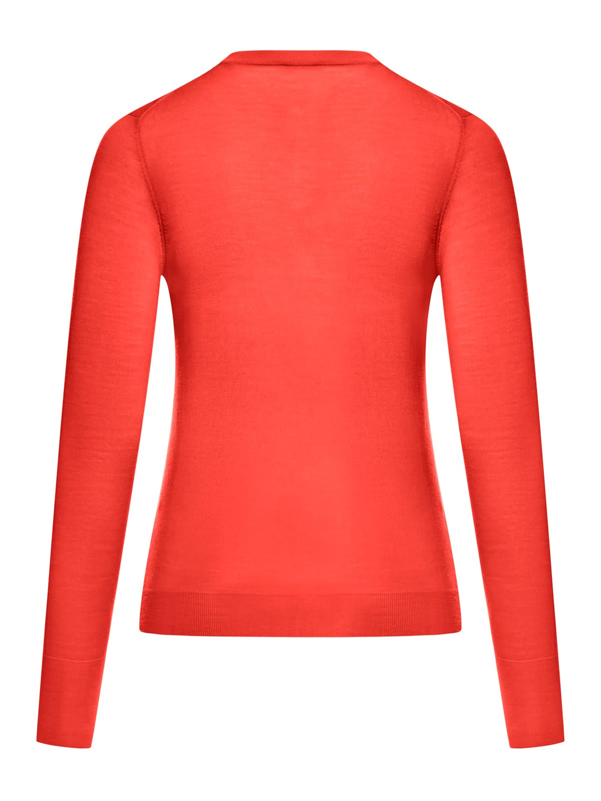 Shop Roberto Collina Crewneck Knit Sweater In Red