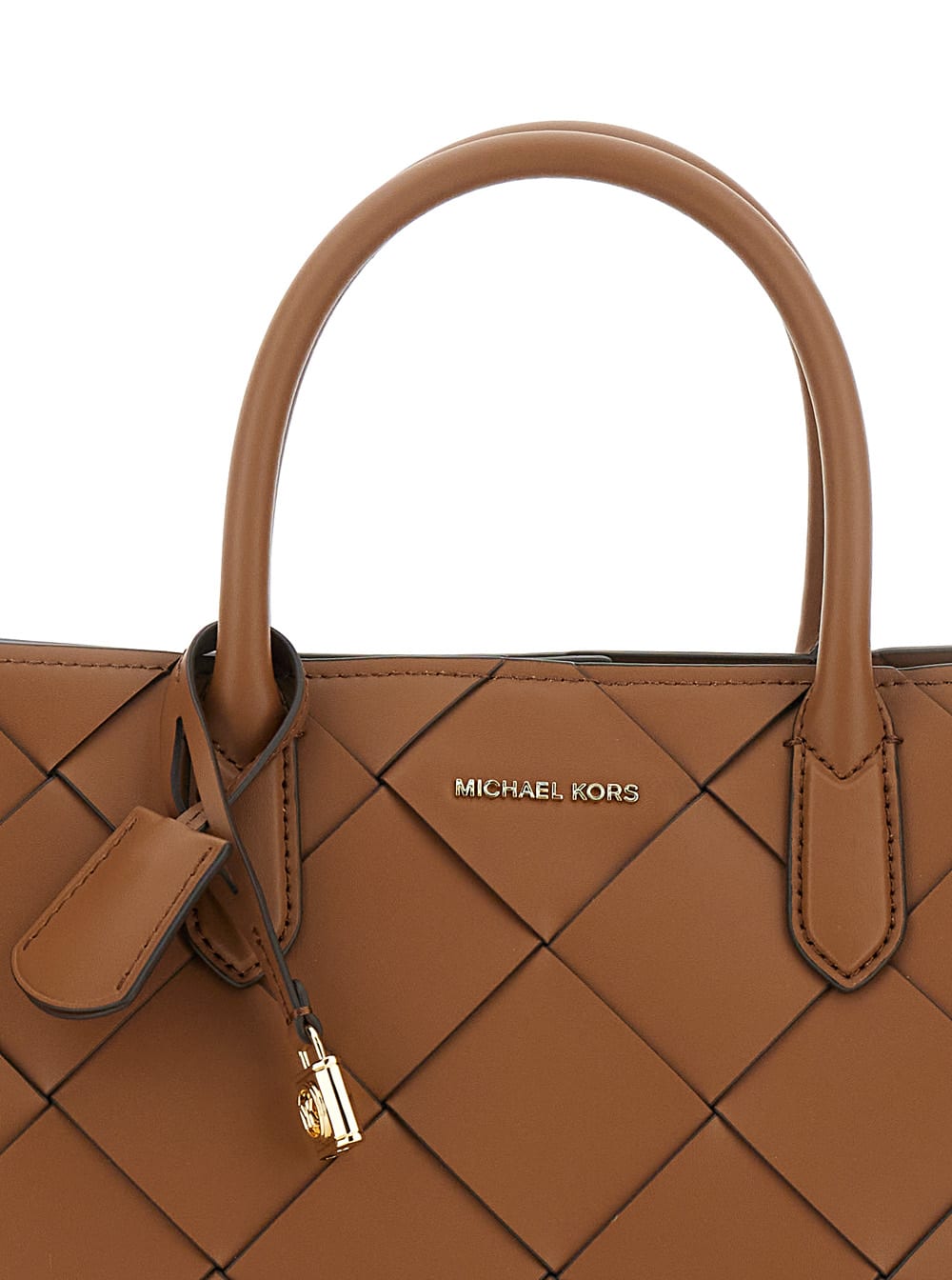 Shop Michael Michael Kors Scarlett Handbag In Brown