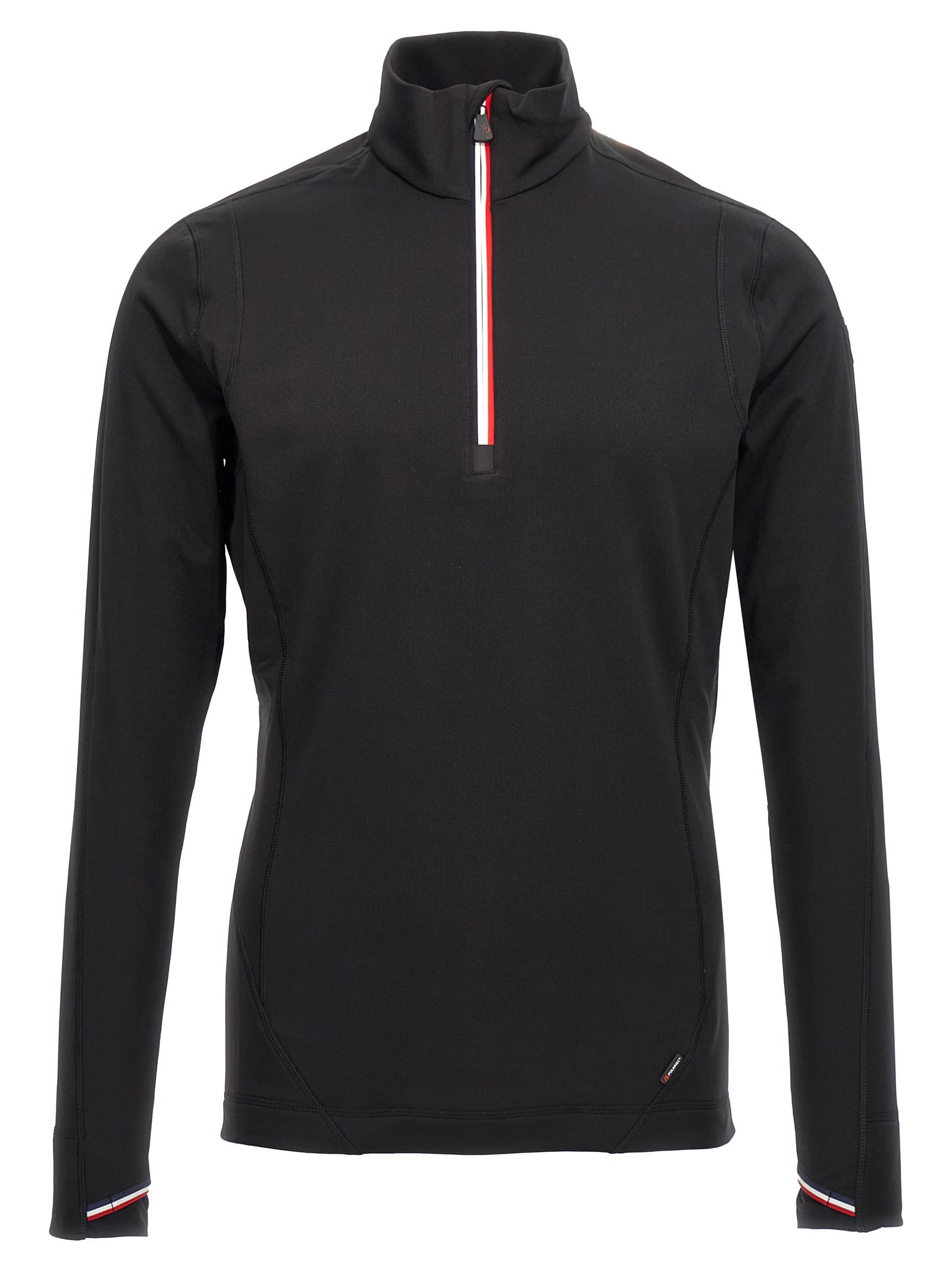 Shop Moncler Polartec® Power Grid Rec Base Layer In Black