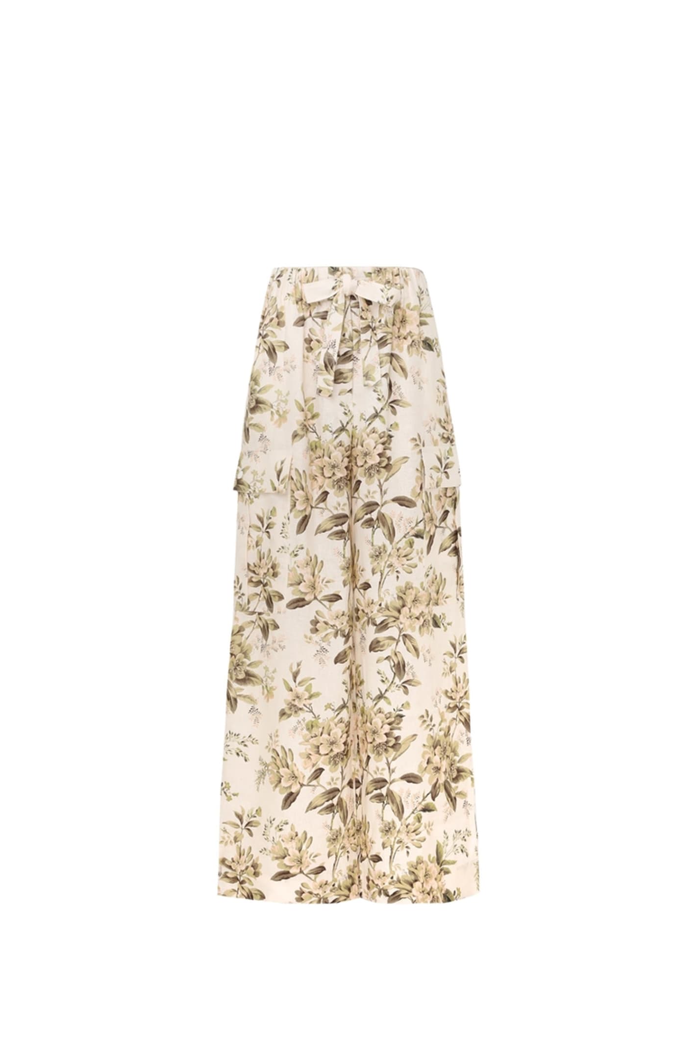 Shop Zimmermann Pants In Beige