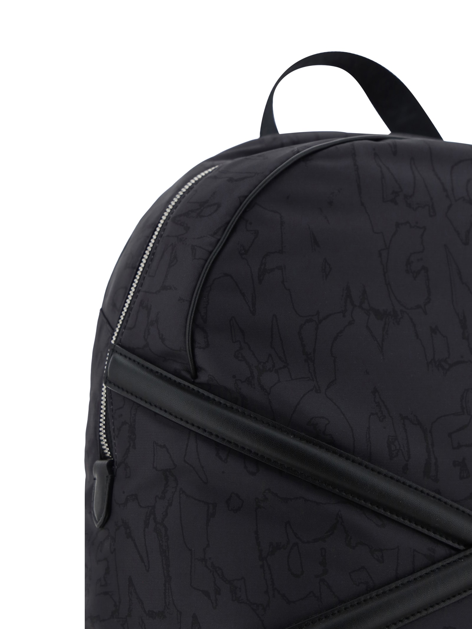 Alexander Mcqueen Harness Backpack In Black