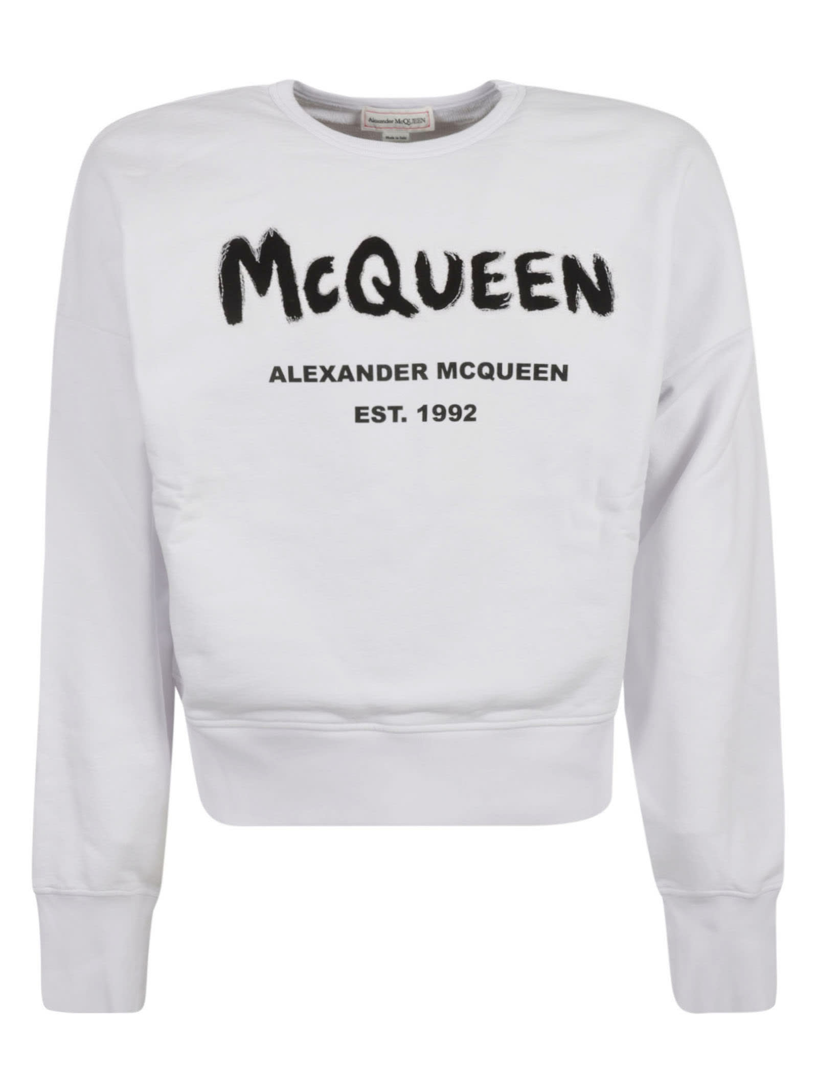 Alexander McQueen Logo Detail Oversized Sweatshirt