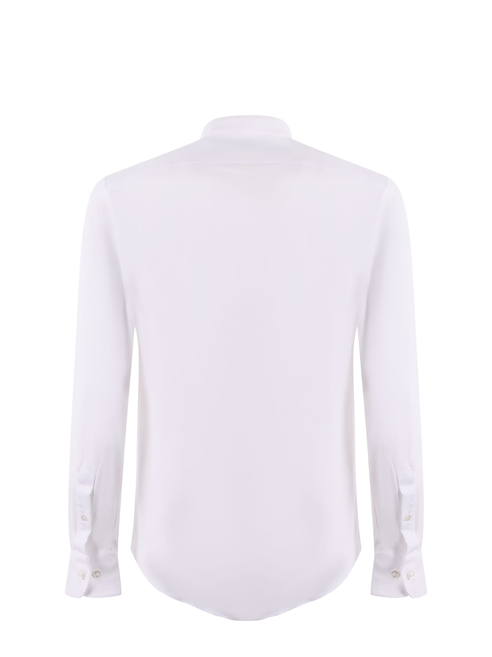 Shop Rrd - Roberto Ricci Design Camicia Rrd In Jersey Elasticizzato Disponibile Store Scafati In Bianco