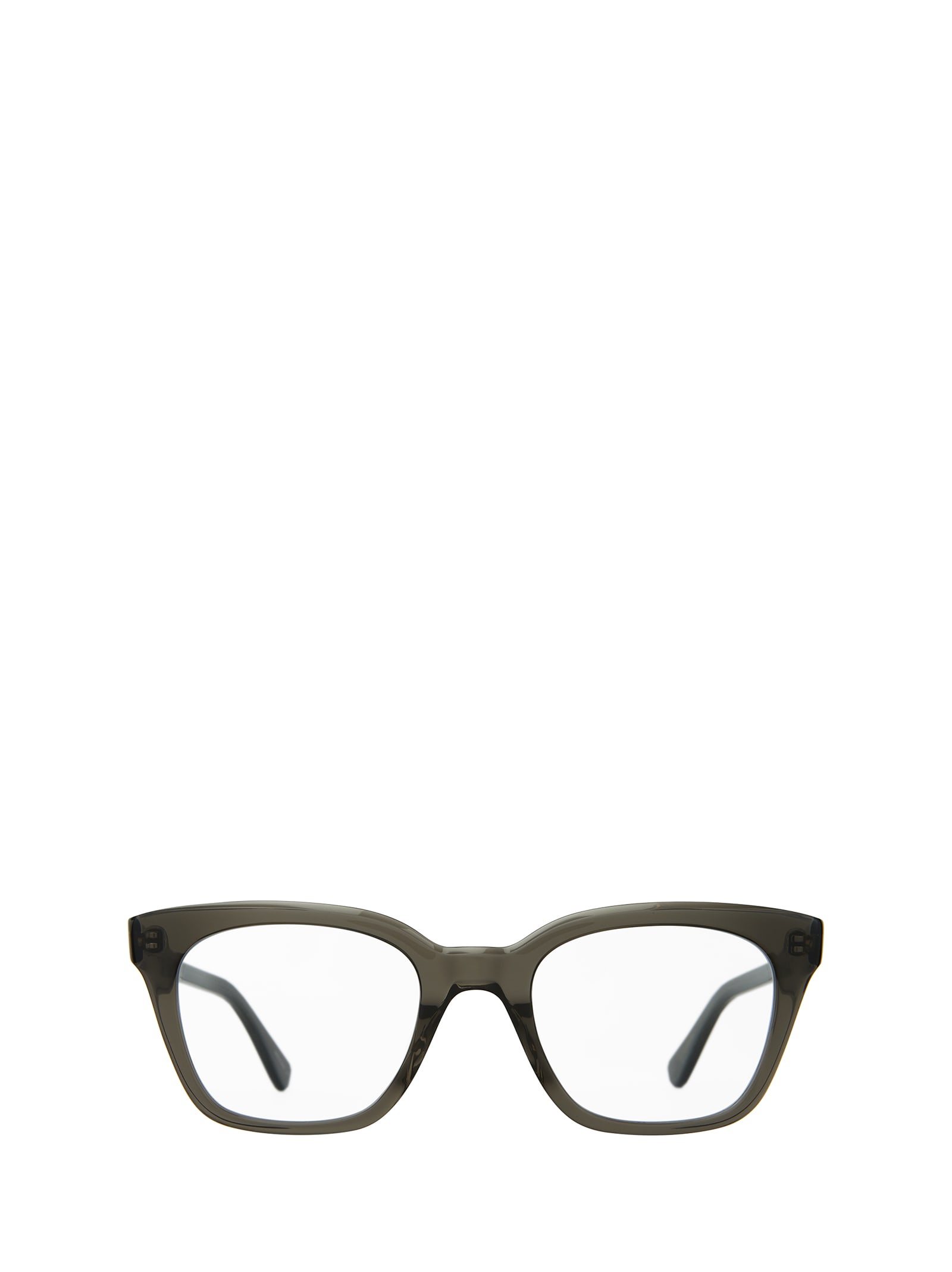 Shop Garrett Leight El Rey Black Glass Glasses