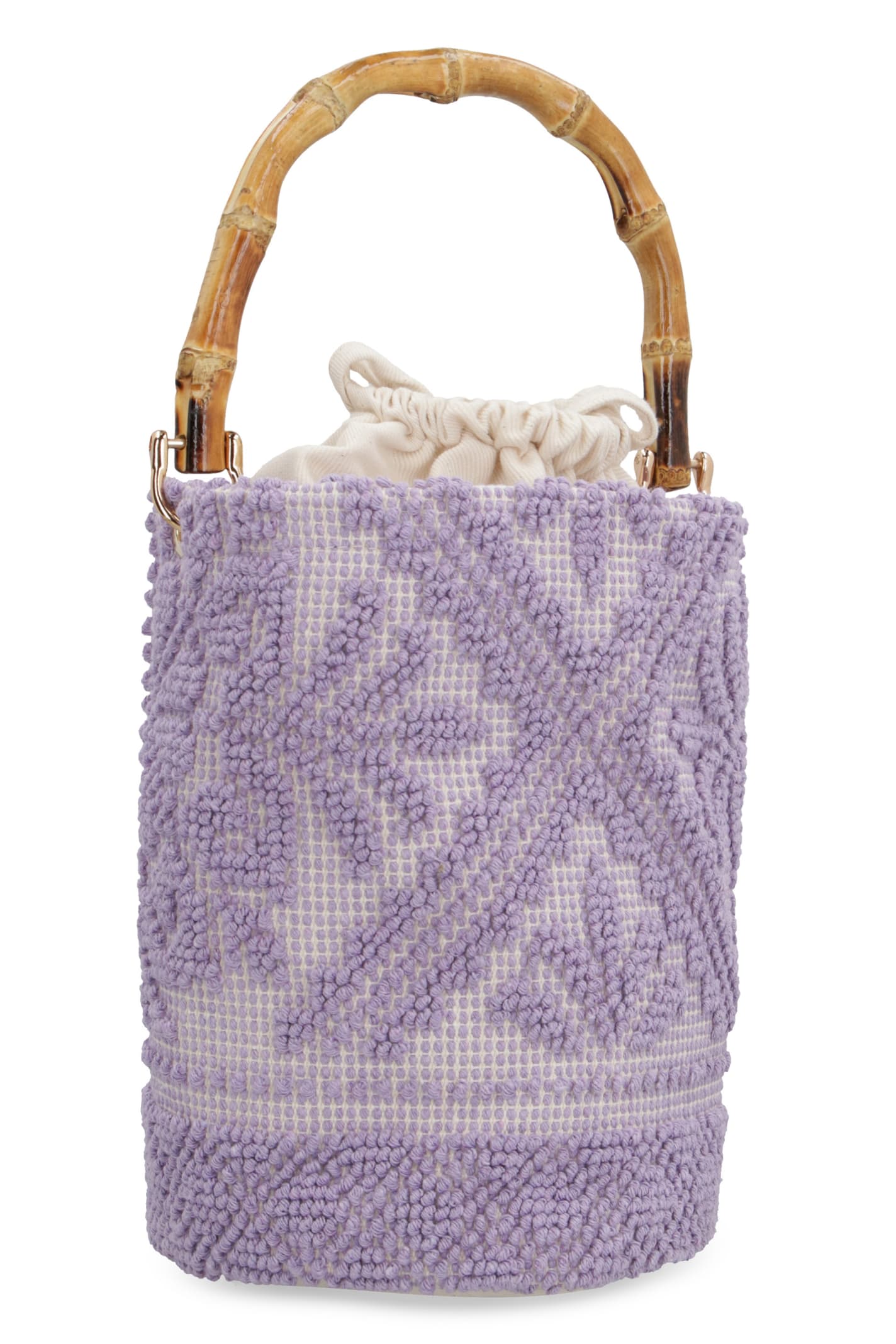 Shop Lamilanesa Chia Bucket Bag In Lilac