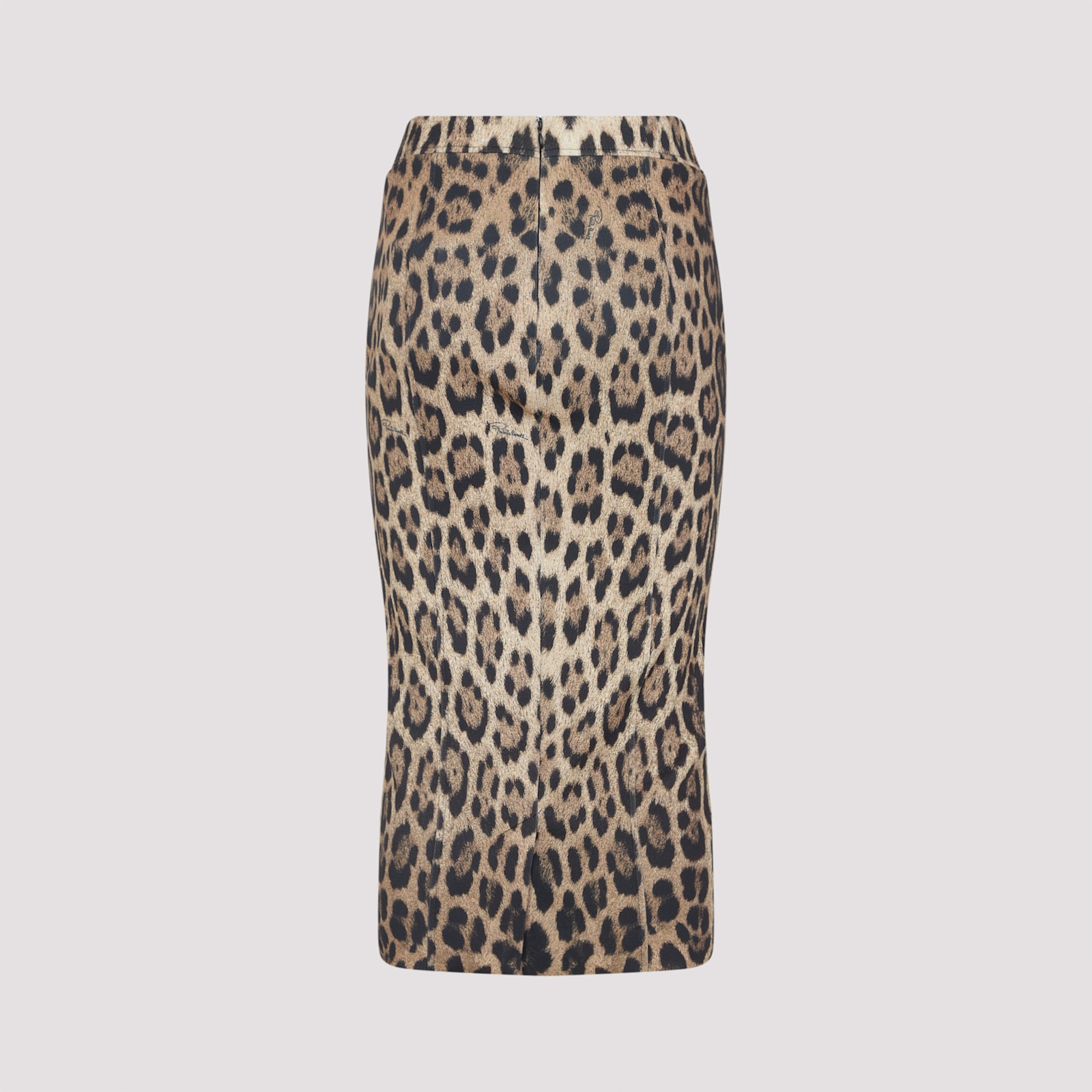 Roberto Cavalli Animalier Stretch Fabric Pencil Skirt In Animal Print