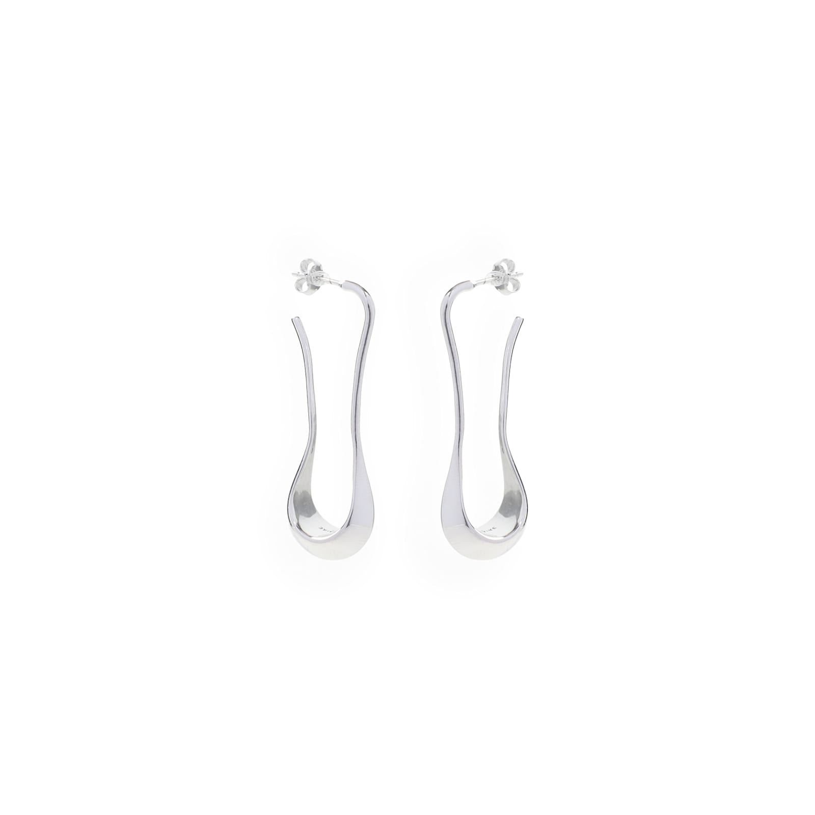 Lemaire Short Drop Earrings In Metallic