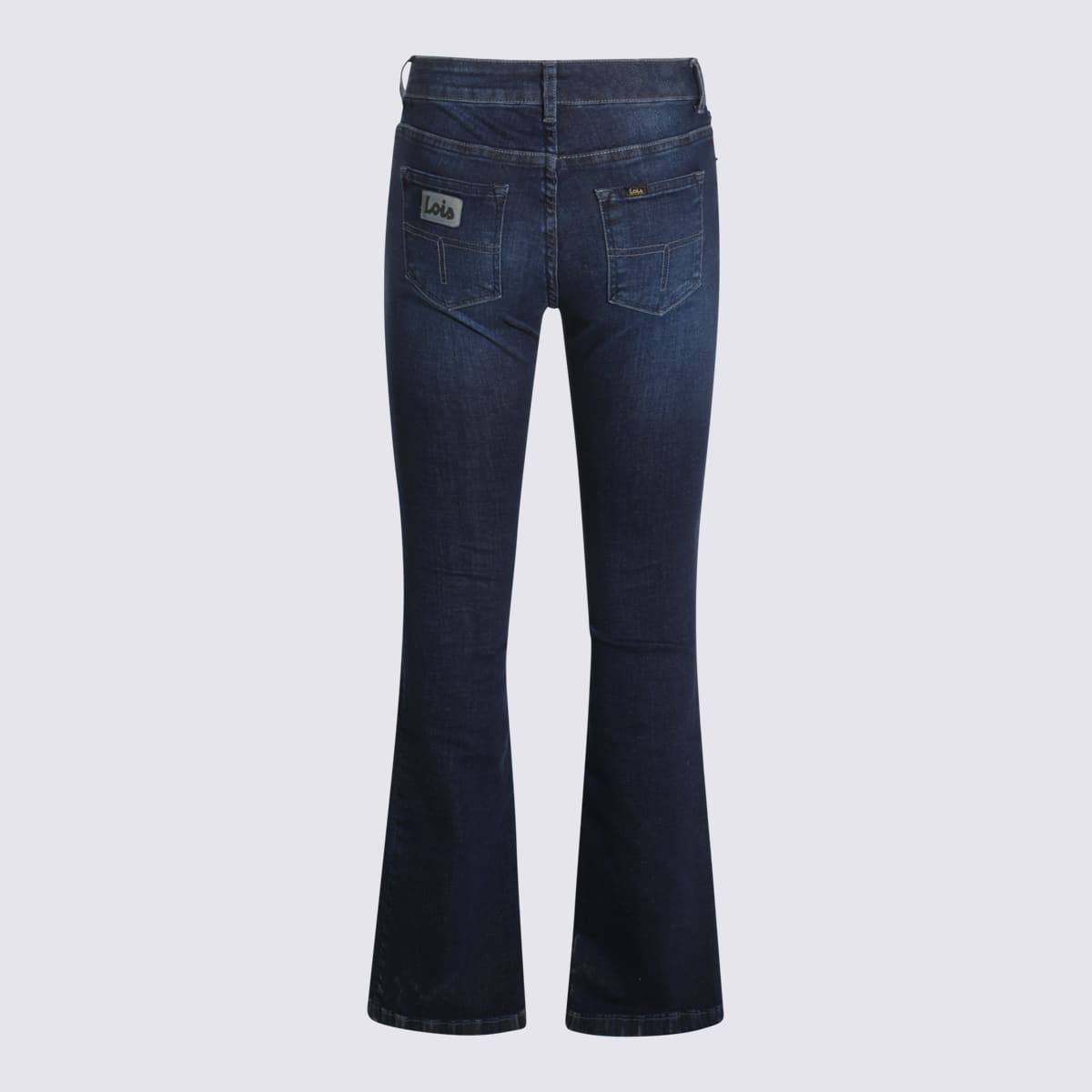 Dark Blue Cotton Denim Jeans
