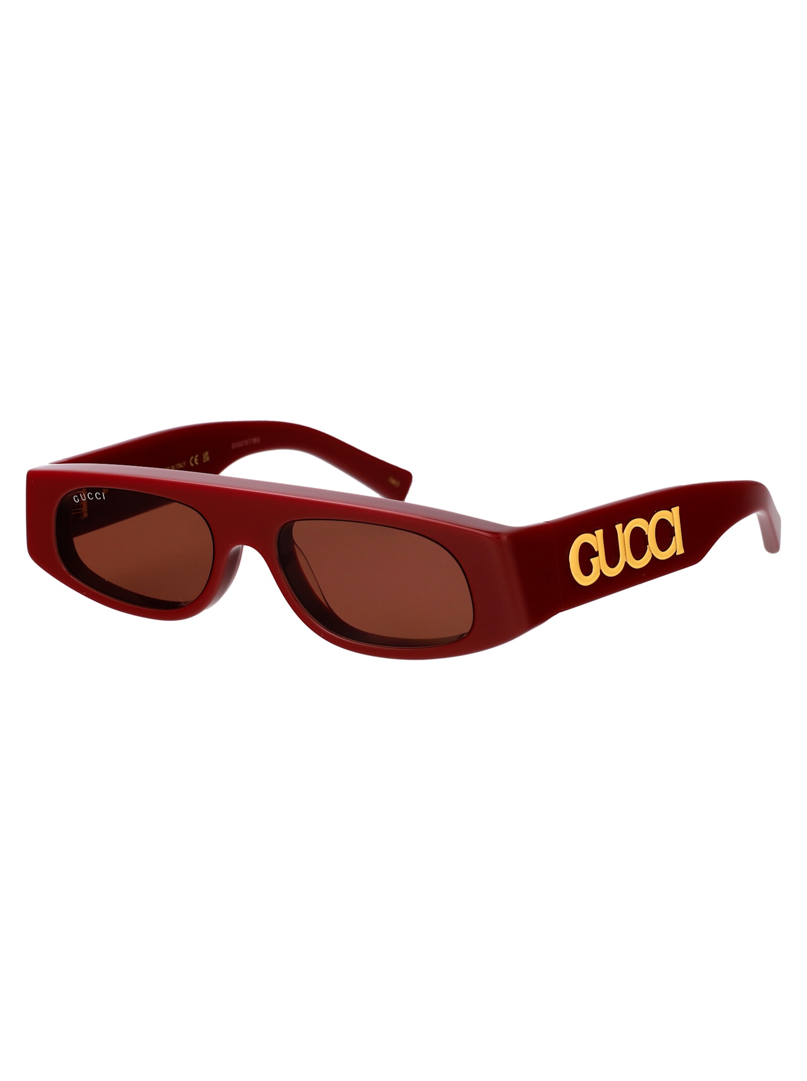 Shop Gucci Gg1771s Sunglasses In Bordeaux