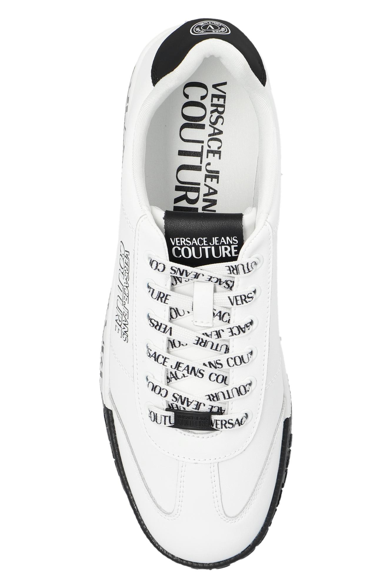 Versace Jeans Couture Logo-print Low-top Trainers In White