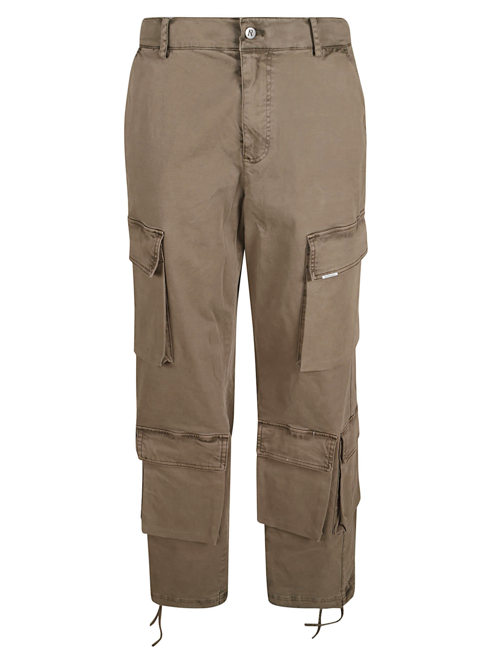Shop Represent Baggy Cargo Trousers In Dawn